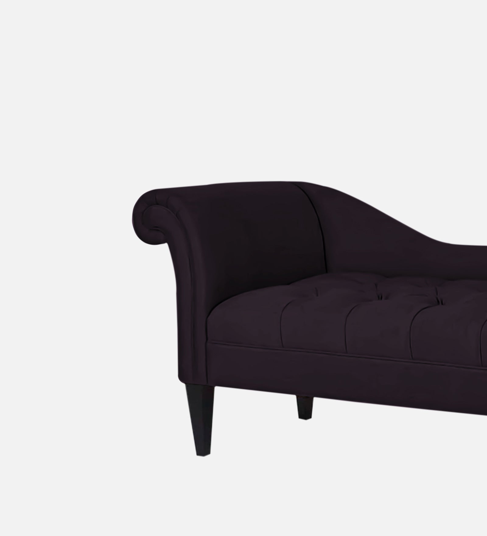 Adria Fabric RHS Chaise Lounger In Cara Brown Colour - Febonic Living