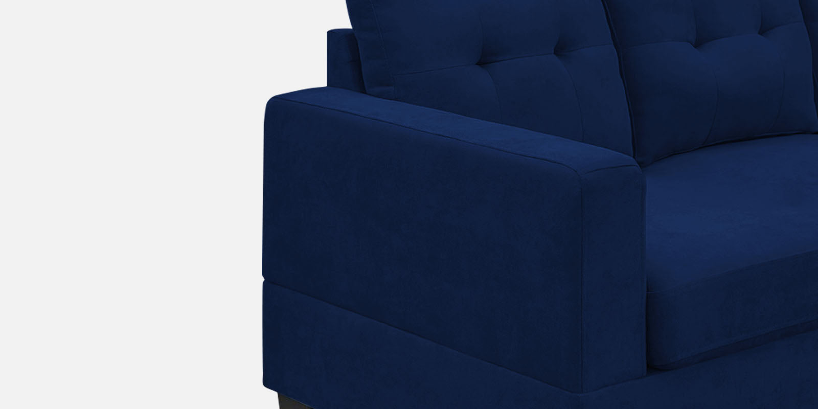 Thomas Fabric LHS Sectional Sofa (2+Lounger) In Royal Blue Colour - Febonic Living