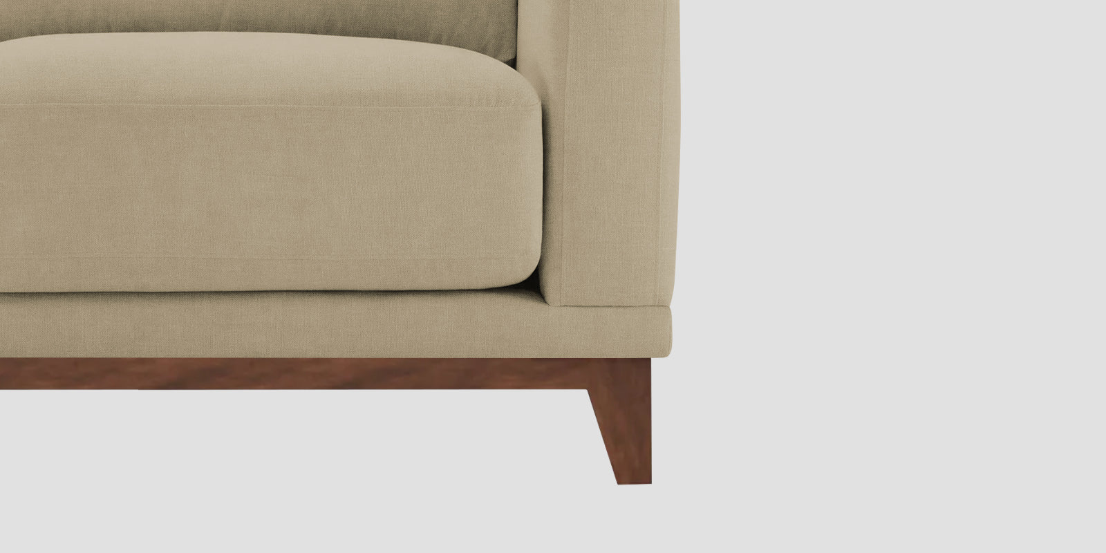 Esha Fabric 3 Seater Sofa In Honey Beige Colour - Febonic Living