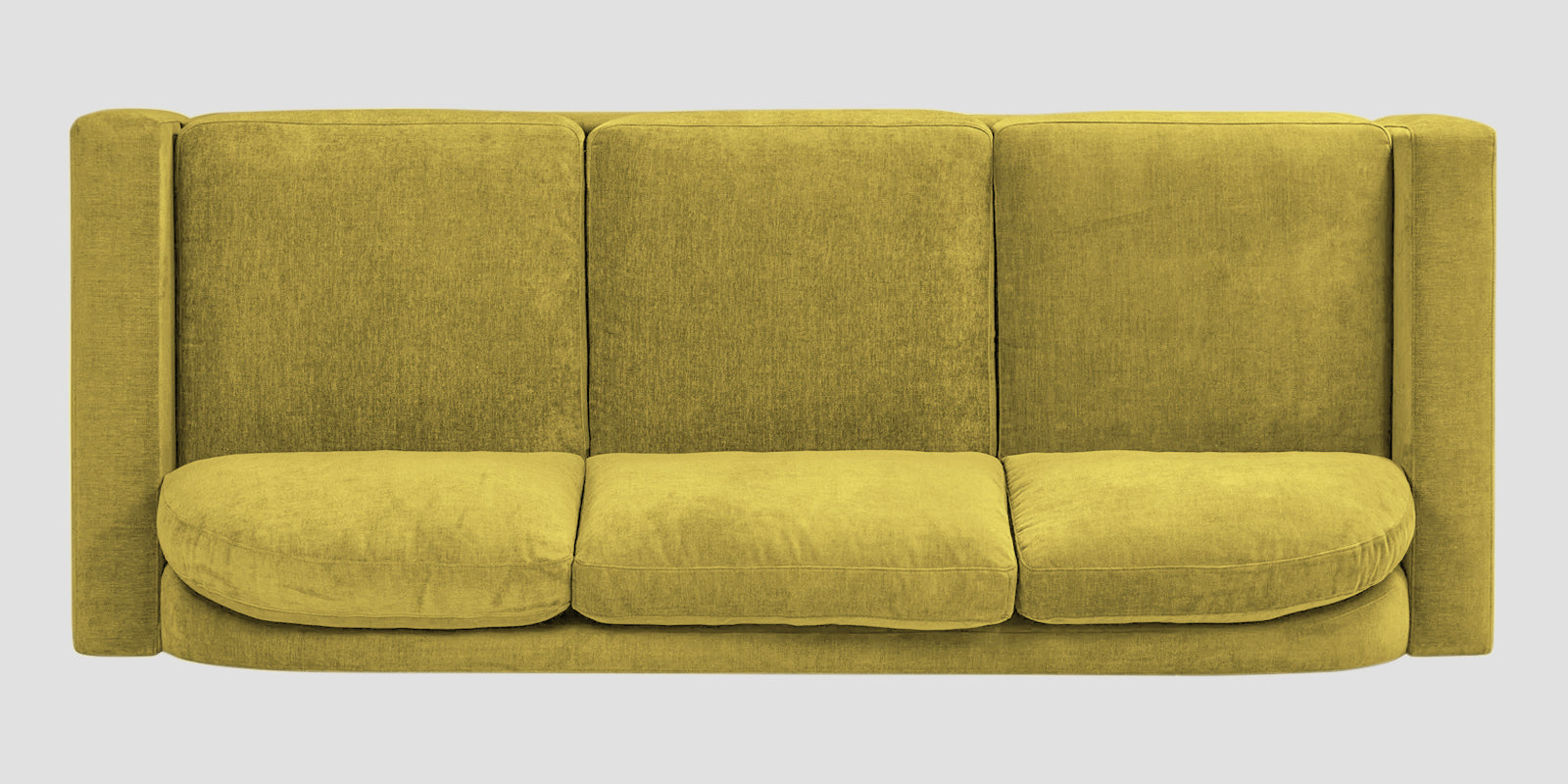 Dara Fabric 3 Seater Sofa In Parrot Green Colour - Febonic Living