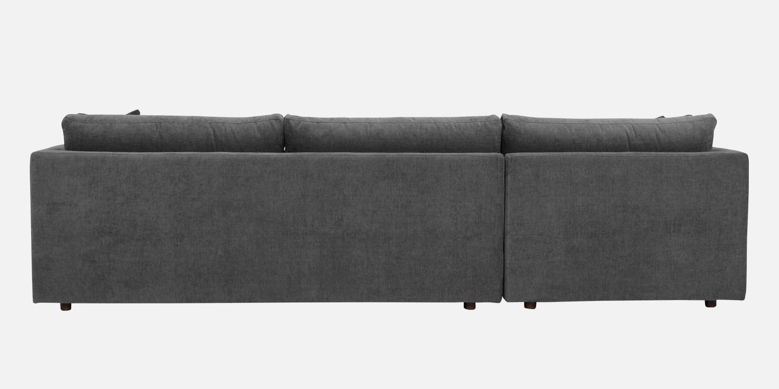 Northern Fabric RHS Sectional Sofa (3+Lounger) In Charcoal grey Colour - Febonic Living