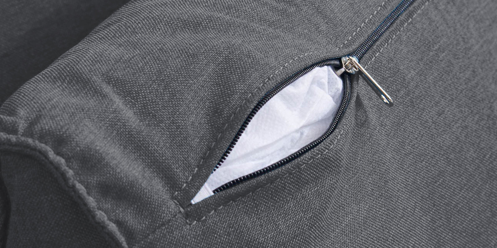 Jerry Fabric 3 Seater Convertible Sofa Cum Bed In Maba Gray Colour - Febonic Living