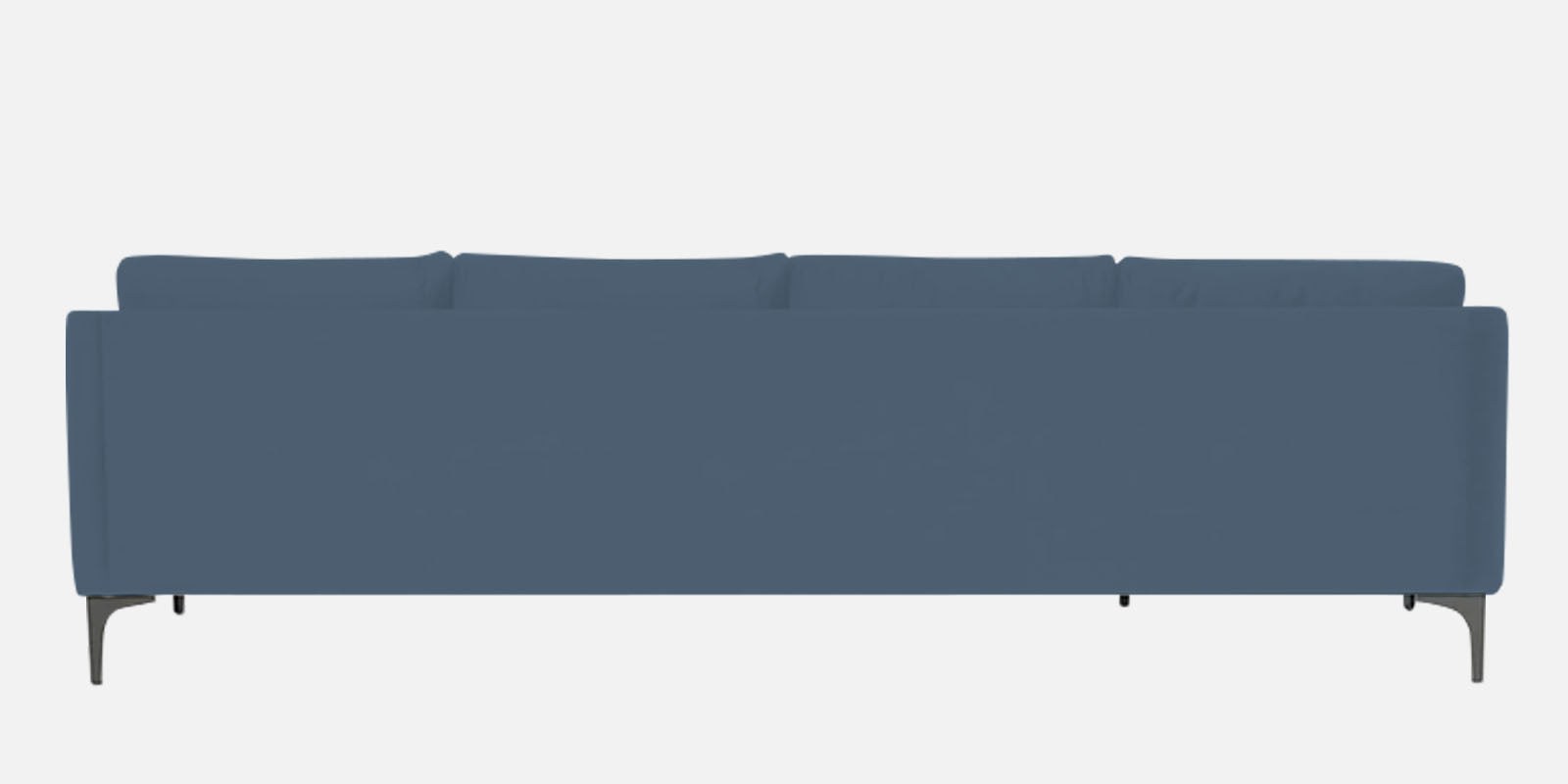 Haru Fabric RHS Sectional Sofa (3+Lounger) In Oxford Blue Colour - Febonic Living