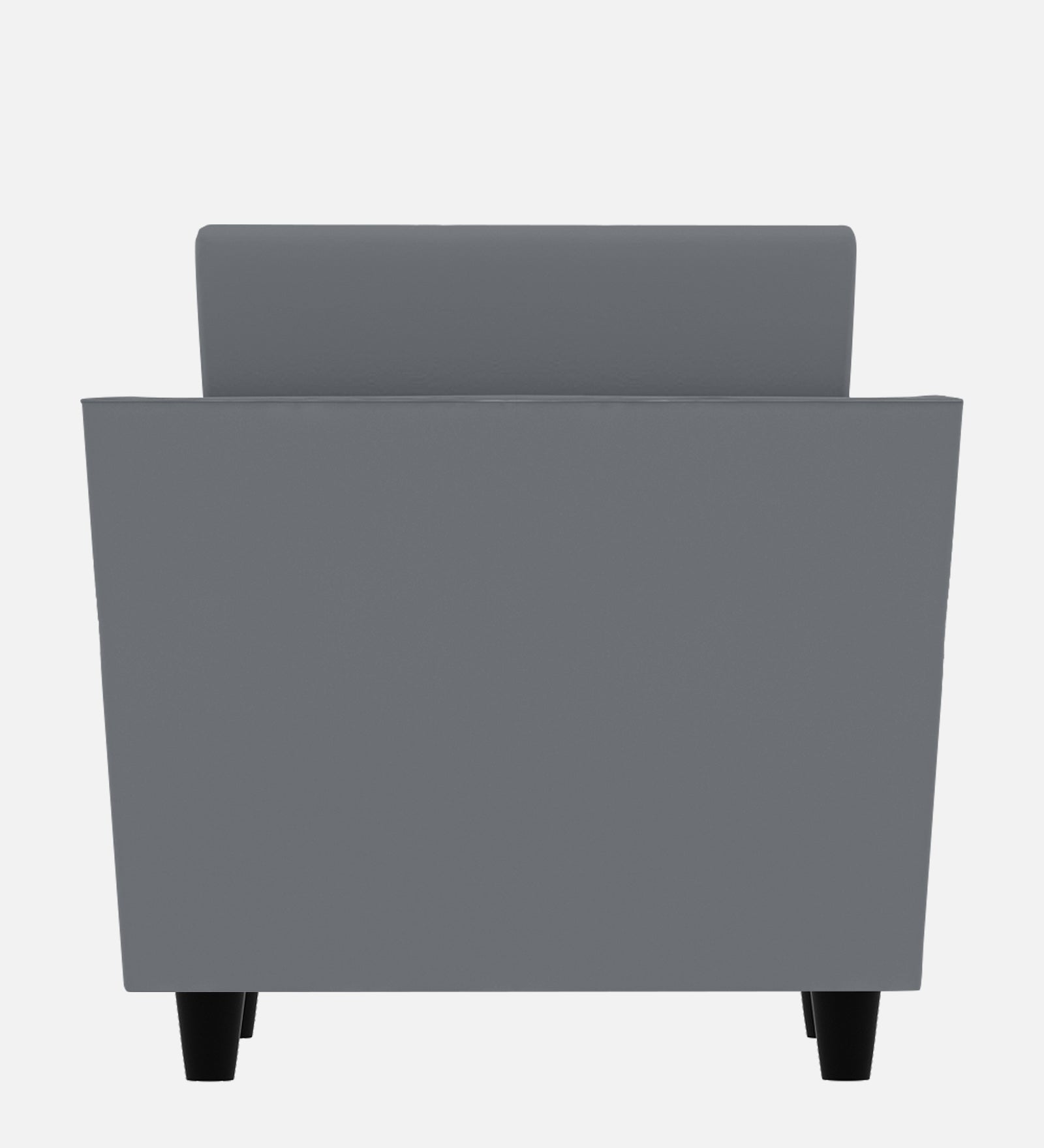 Bristo Velvet 1 Seater Sofa In Pubble Grey Colour With Storage - Febonic Living