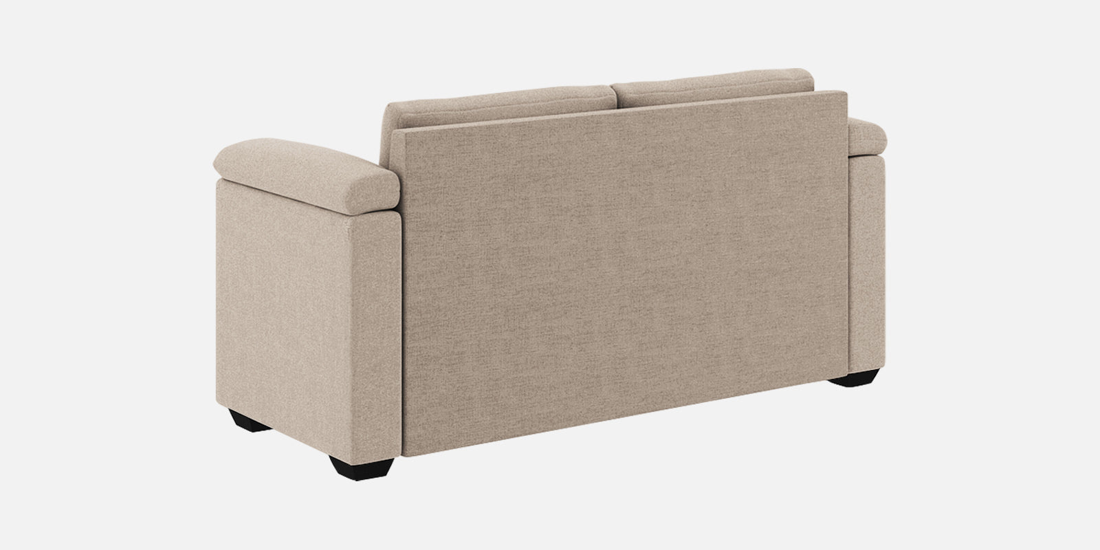 Andres Fabric 2 Seater Sofa In Khaki Beige Colour - Febonic Living