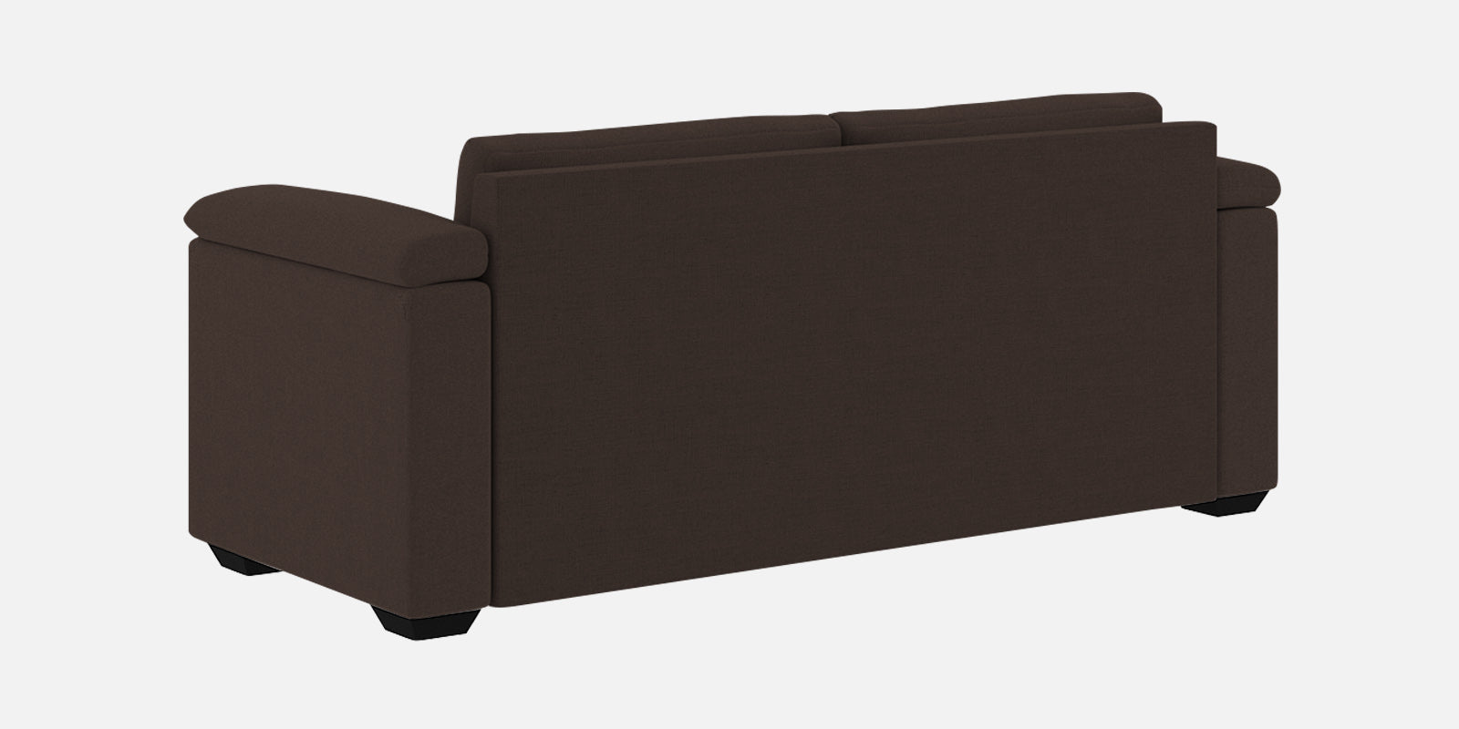 Andres Fabric 3 Seater Sofa in Coco Brown Colour