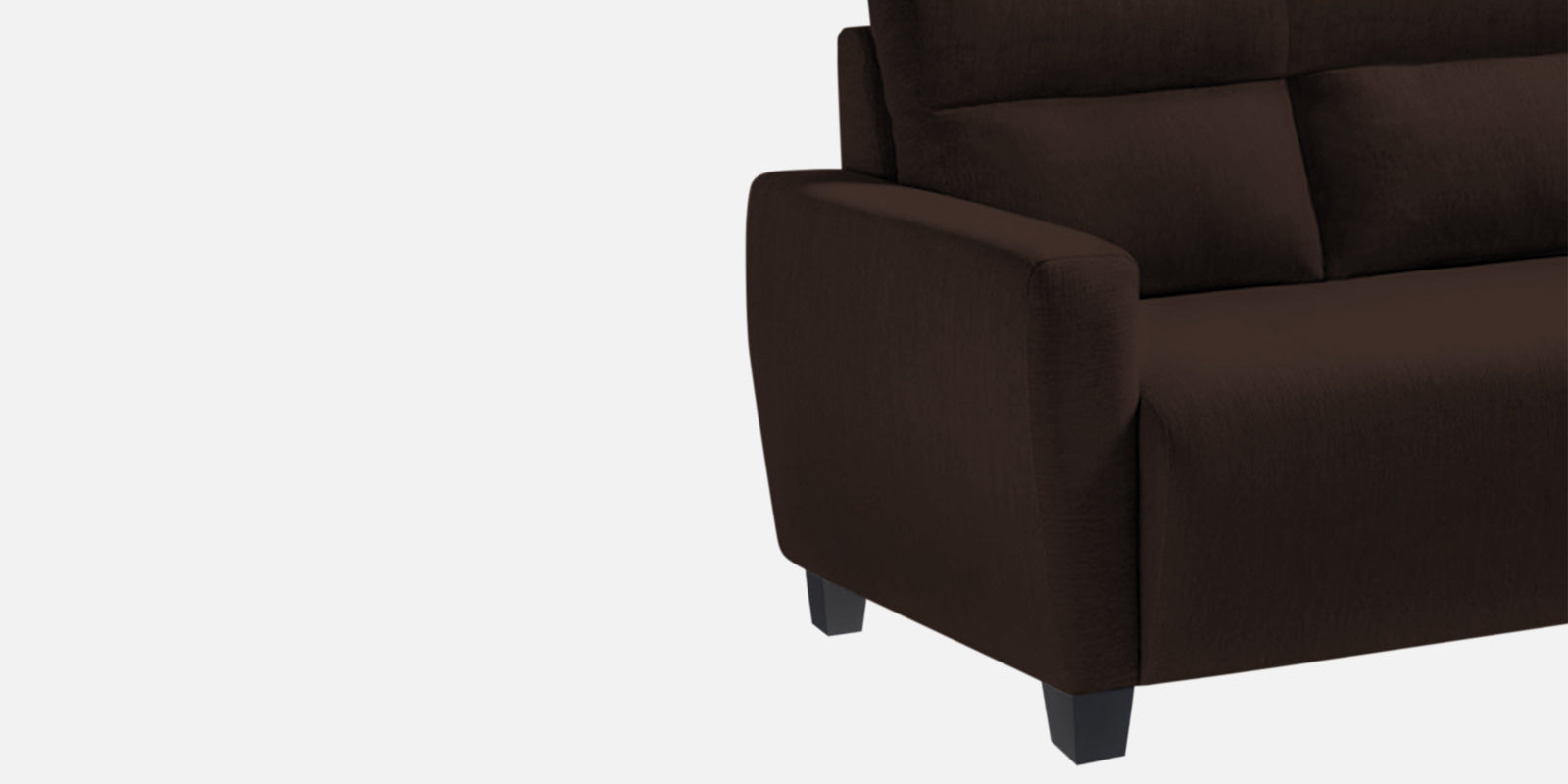 Bakadi Fabric 2 Seater Sofa in Coffee brown Colour