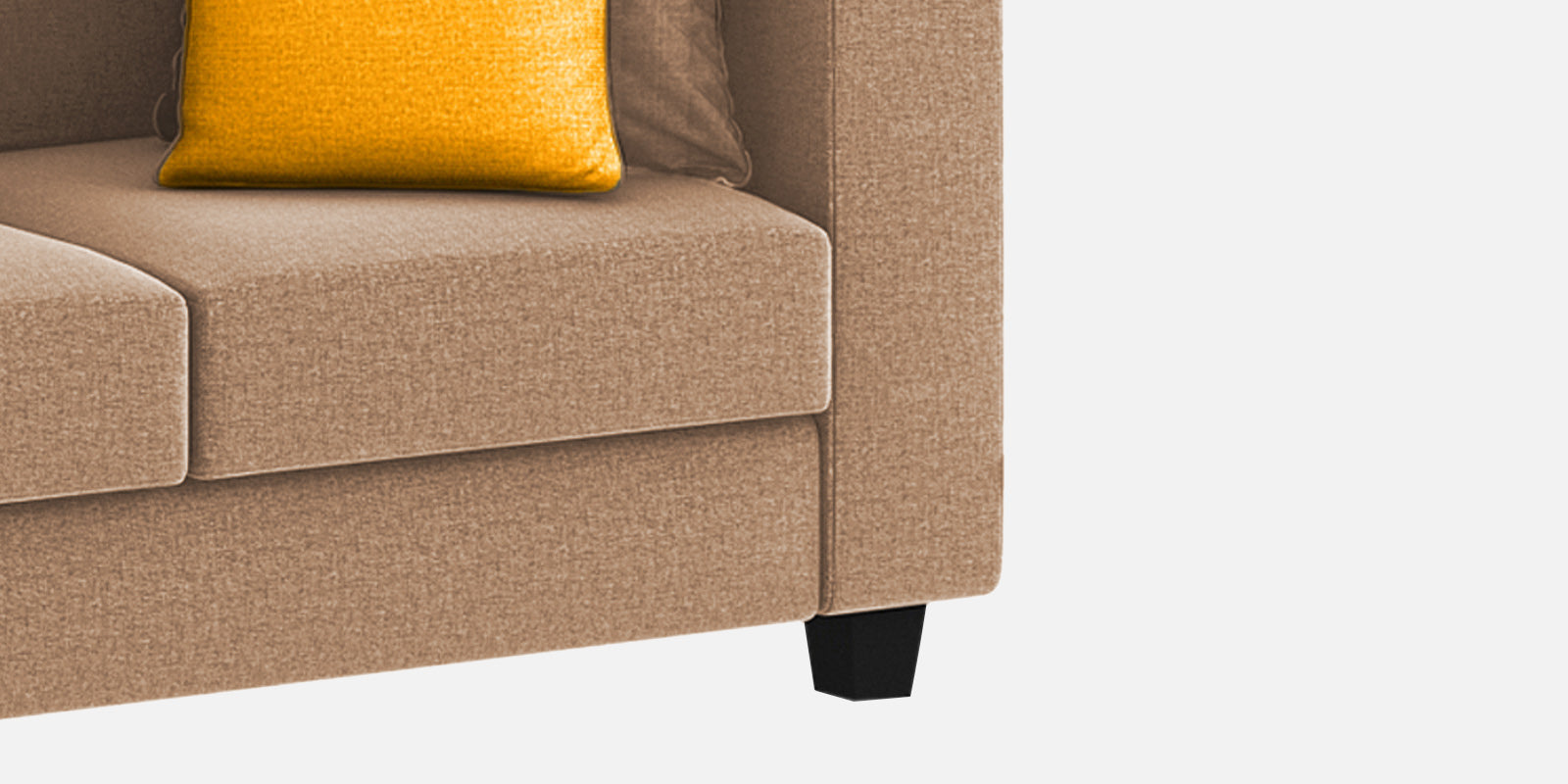 Nabi Fabric 3 Seater Sofa In Cosmic Beige Colour - Febonic Living