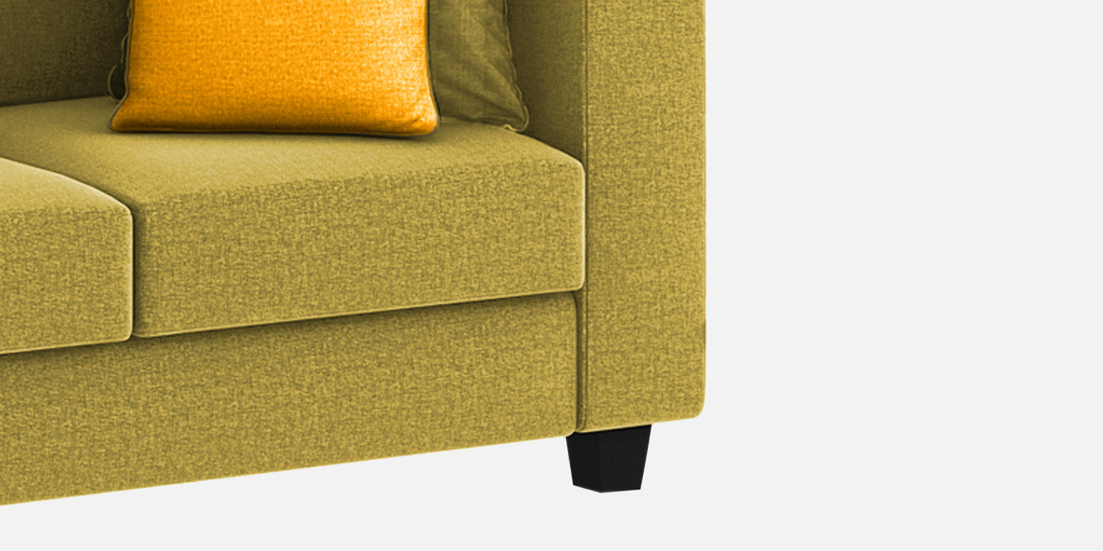 Nabi Fabric 3 Seater Sofa In Parrot Green Colour - Febonic Living