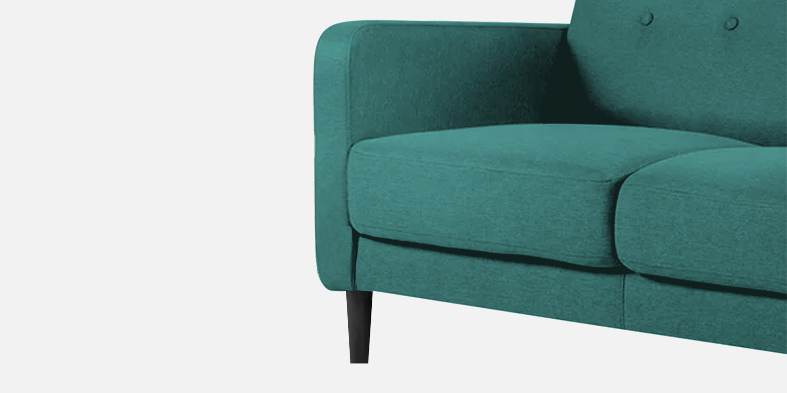 Marq Fabric 3 Seater Sofa In Sea Green Colour - Febonic Living