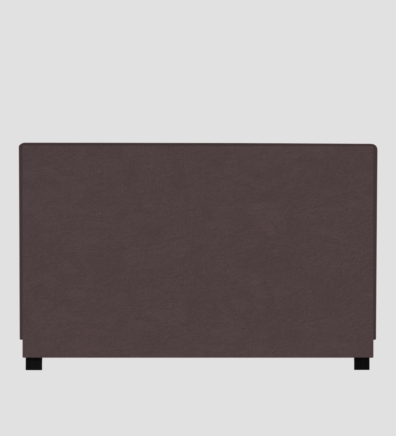 Asyra Velvet Queen Bed in Mocha Brown Colour With Box Storage - Febonic Living
