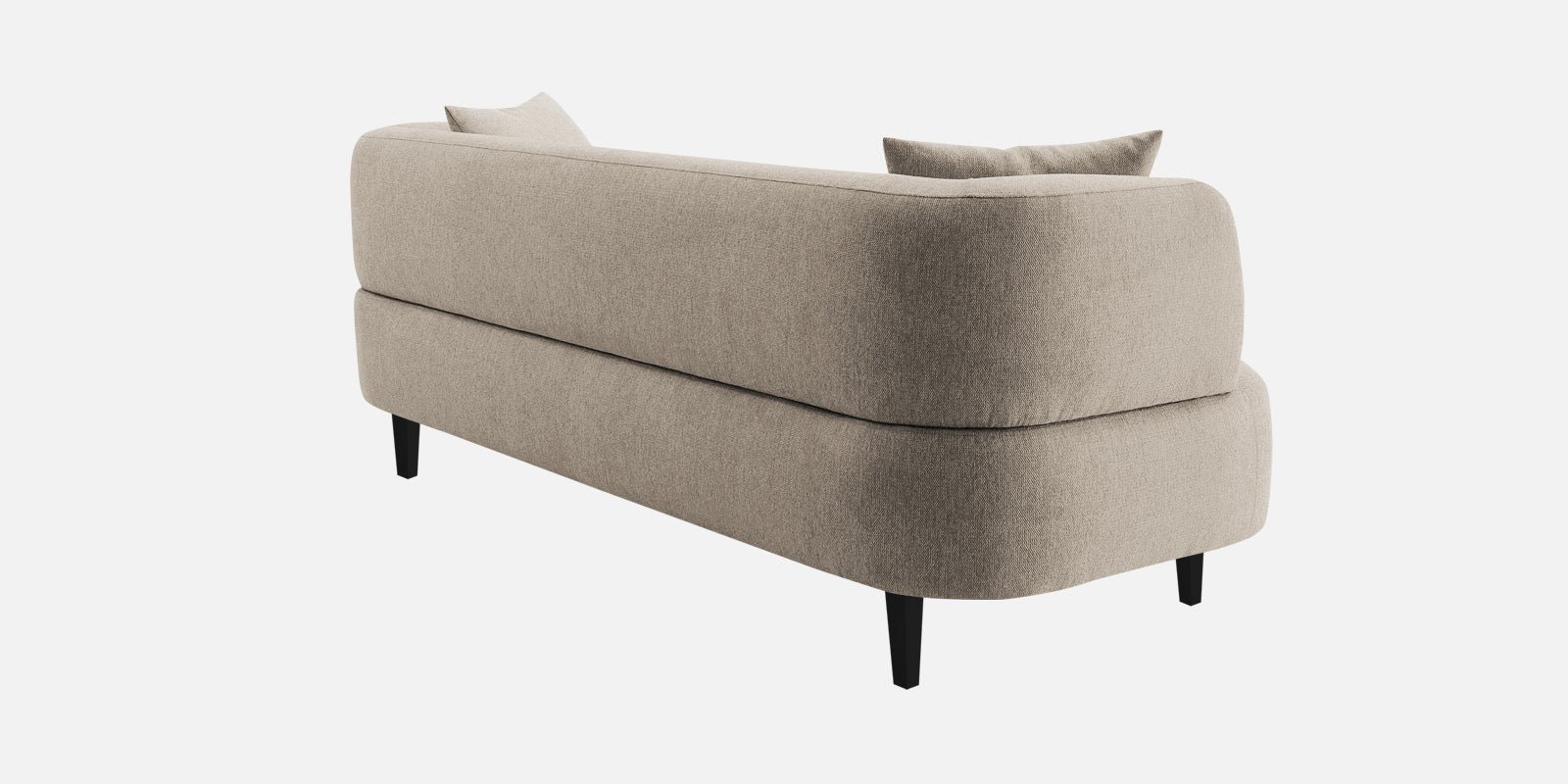 Carson Fabric 3 Seater Sofa In Khaki Beige Colour - Febonic Living