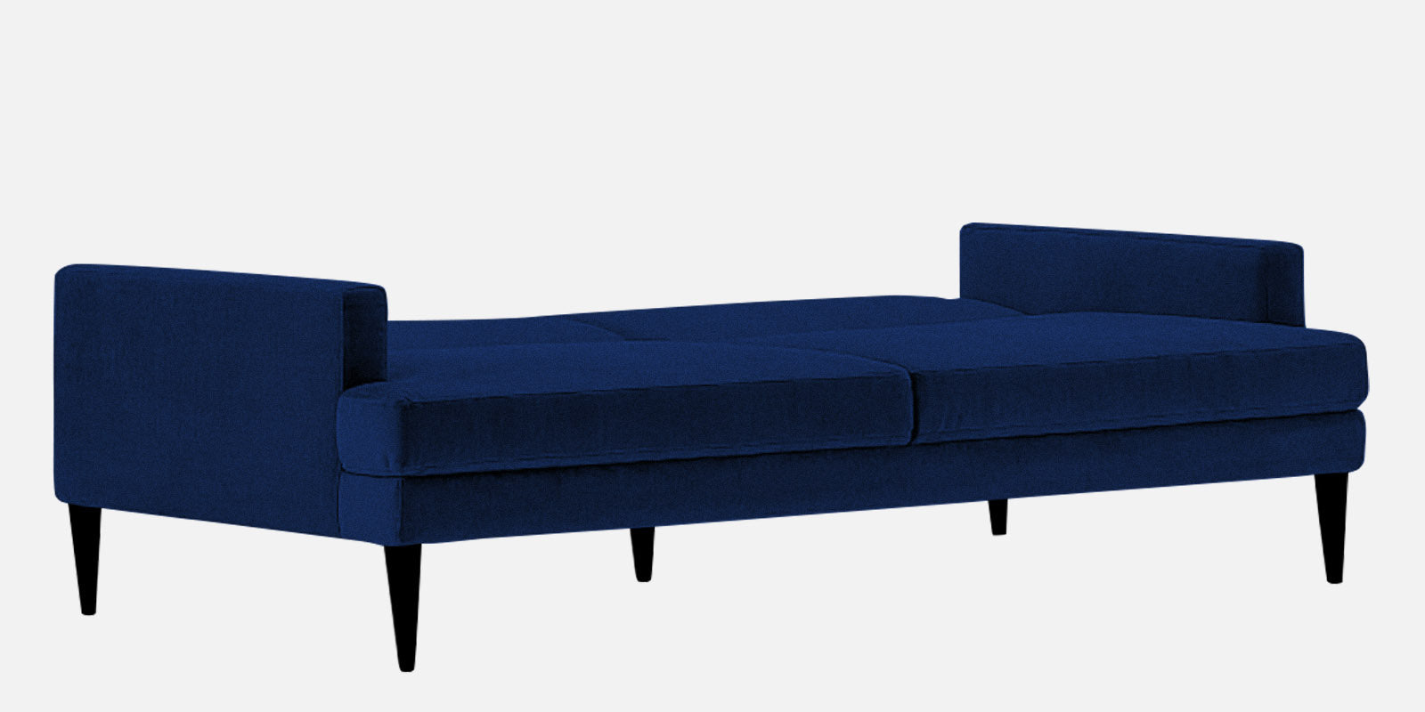 Zoya Fabric 3 Seater Convertible Sofa Cum Bed In Royal Blue Colour - Febonic Living