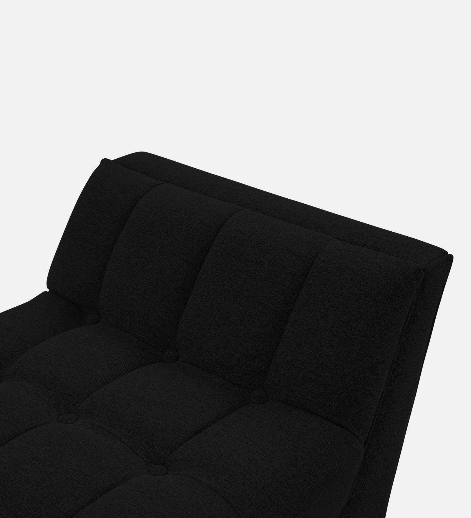 Cartes Velvet Bench In Adam Black Colour - Febonic Living