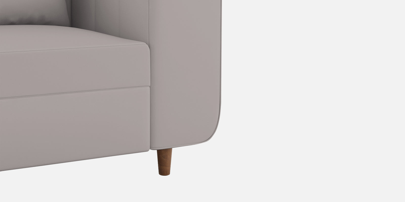 Sumo Velvet 3 Seater Sofa In Pearl Grey Colour - Febonic Living