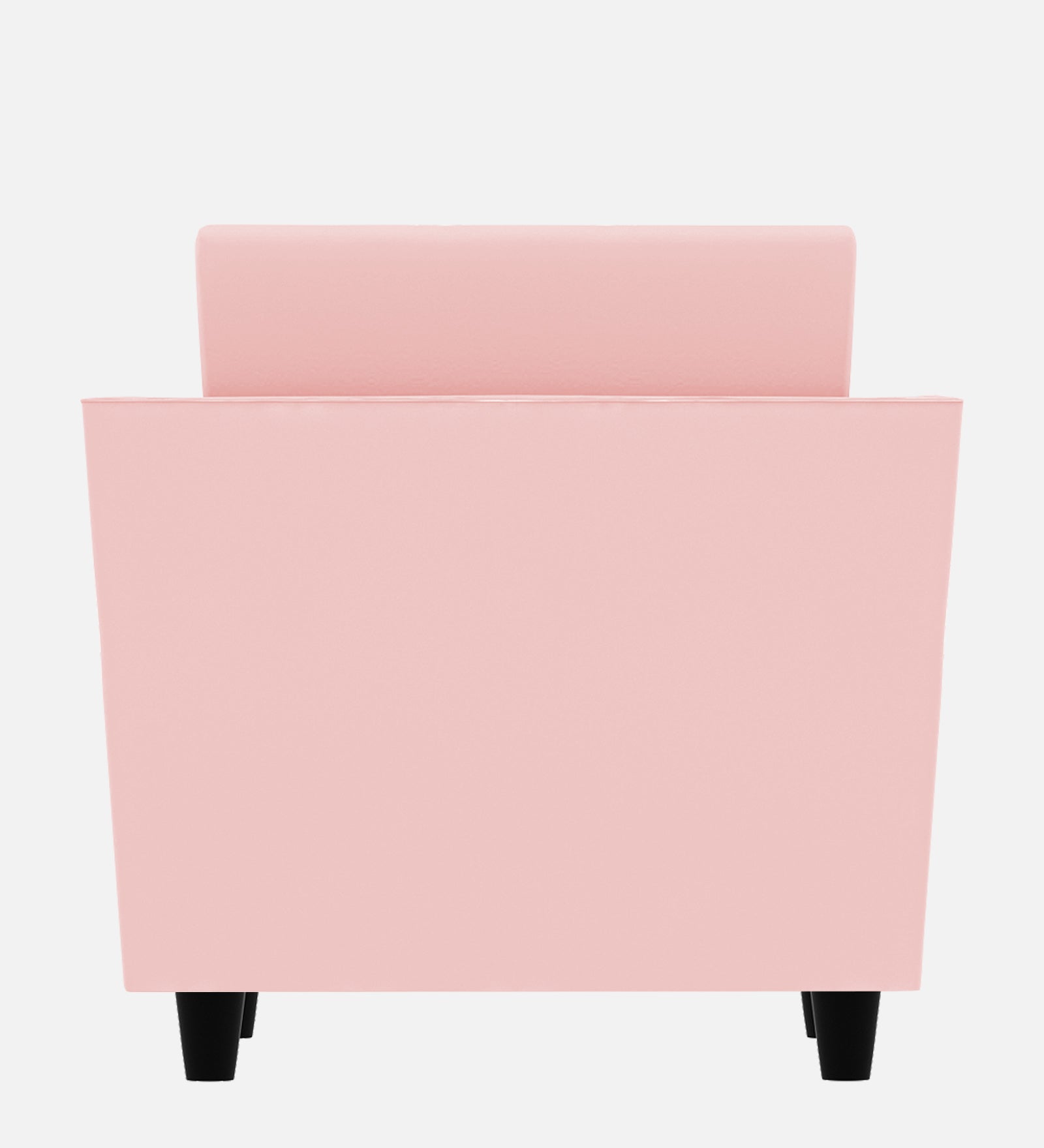 Bristo Velvet 1 Seater Sofa In Millennial Pink Colour With Storage - Febonic Living