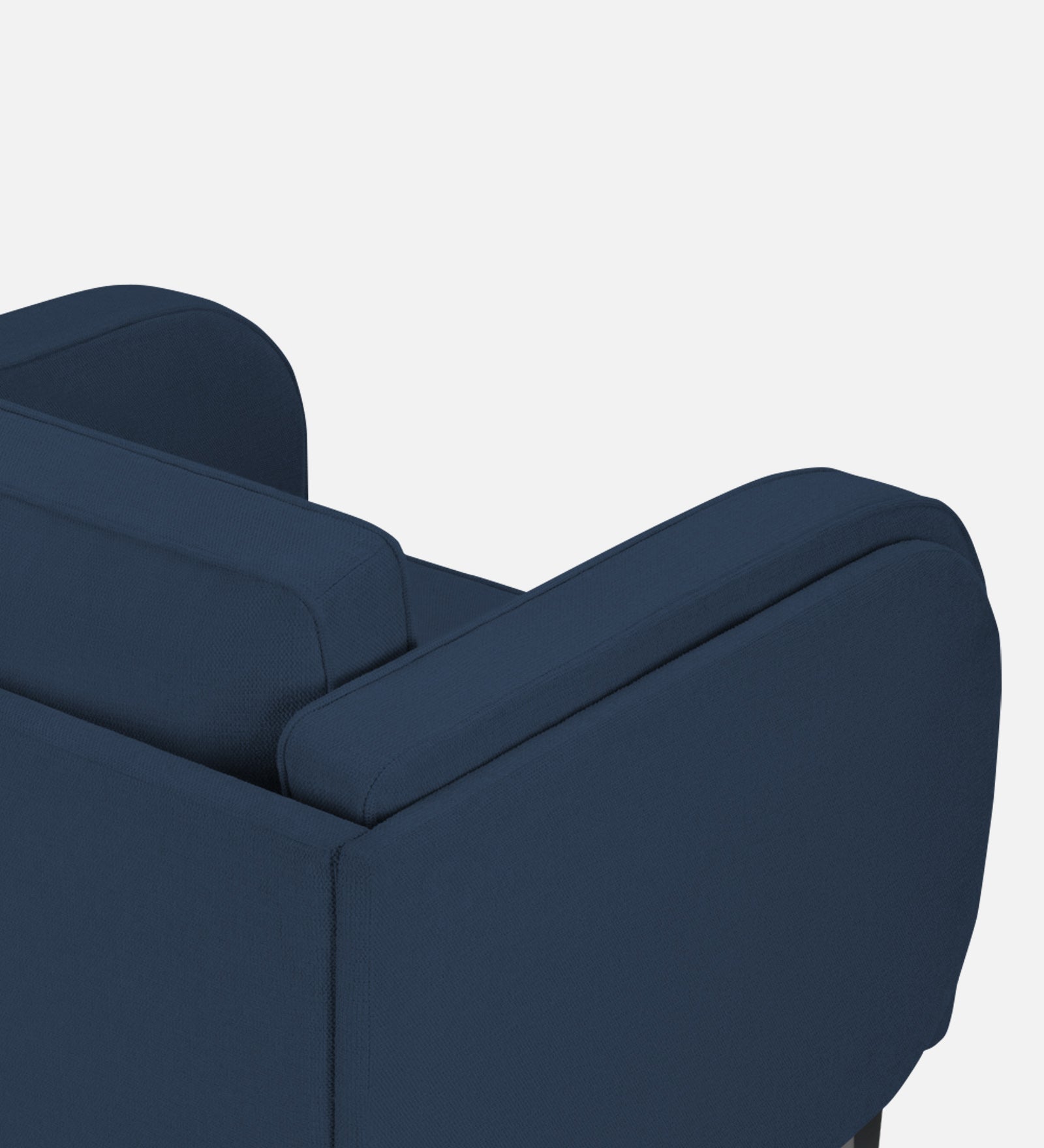 Siddy Fabric 1 Seater Sofa In Denim Blue Colour - Febonic Living