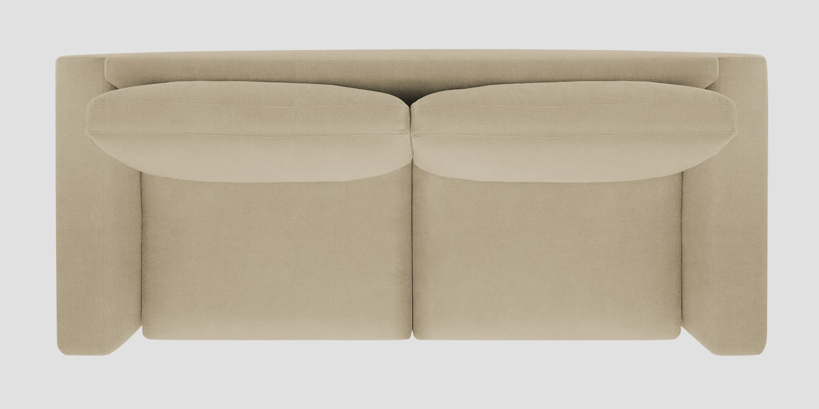 Esha Fabric 2 Seater Sofa In Honey Beige Colour - Febonic Living