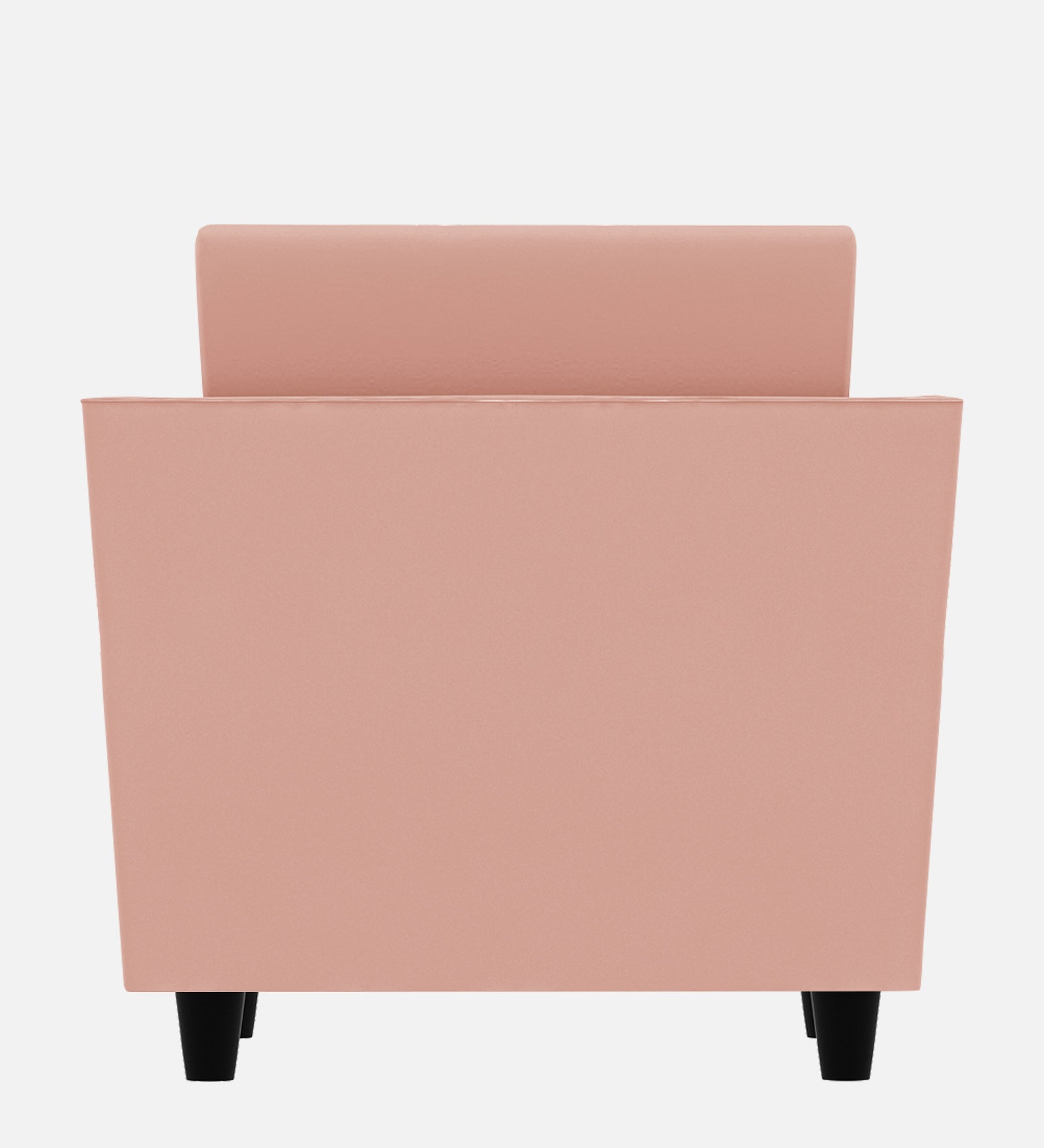 Bristo Velvet 1 Seater Sofa In Blush Pink Colour With Storage - Febonic Living