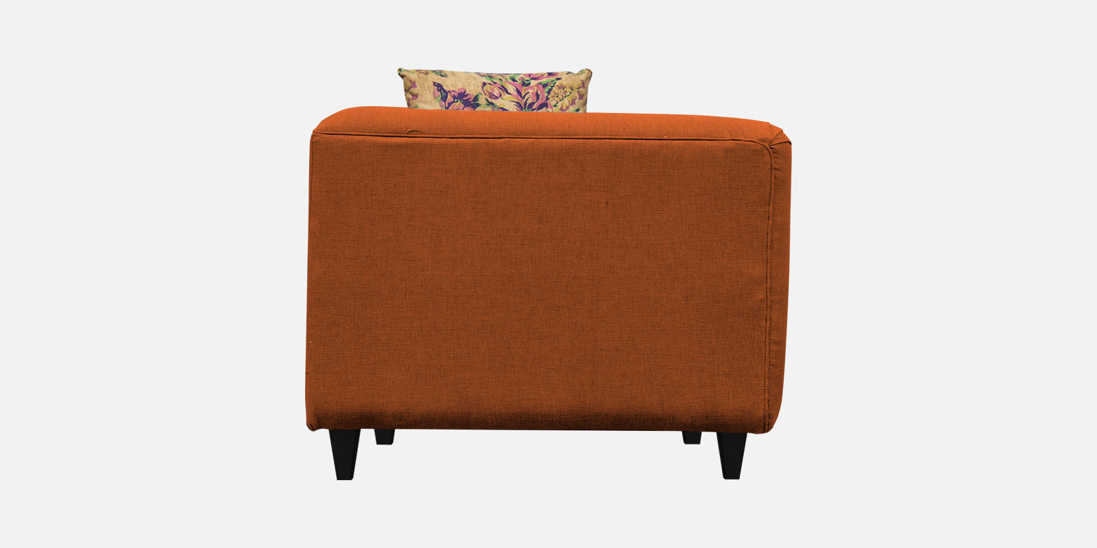 Niki Fabric 2 Seater Sofa in Vivid Orange Colour