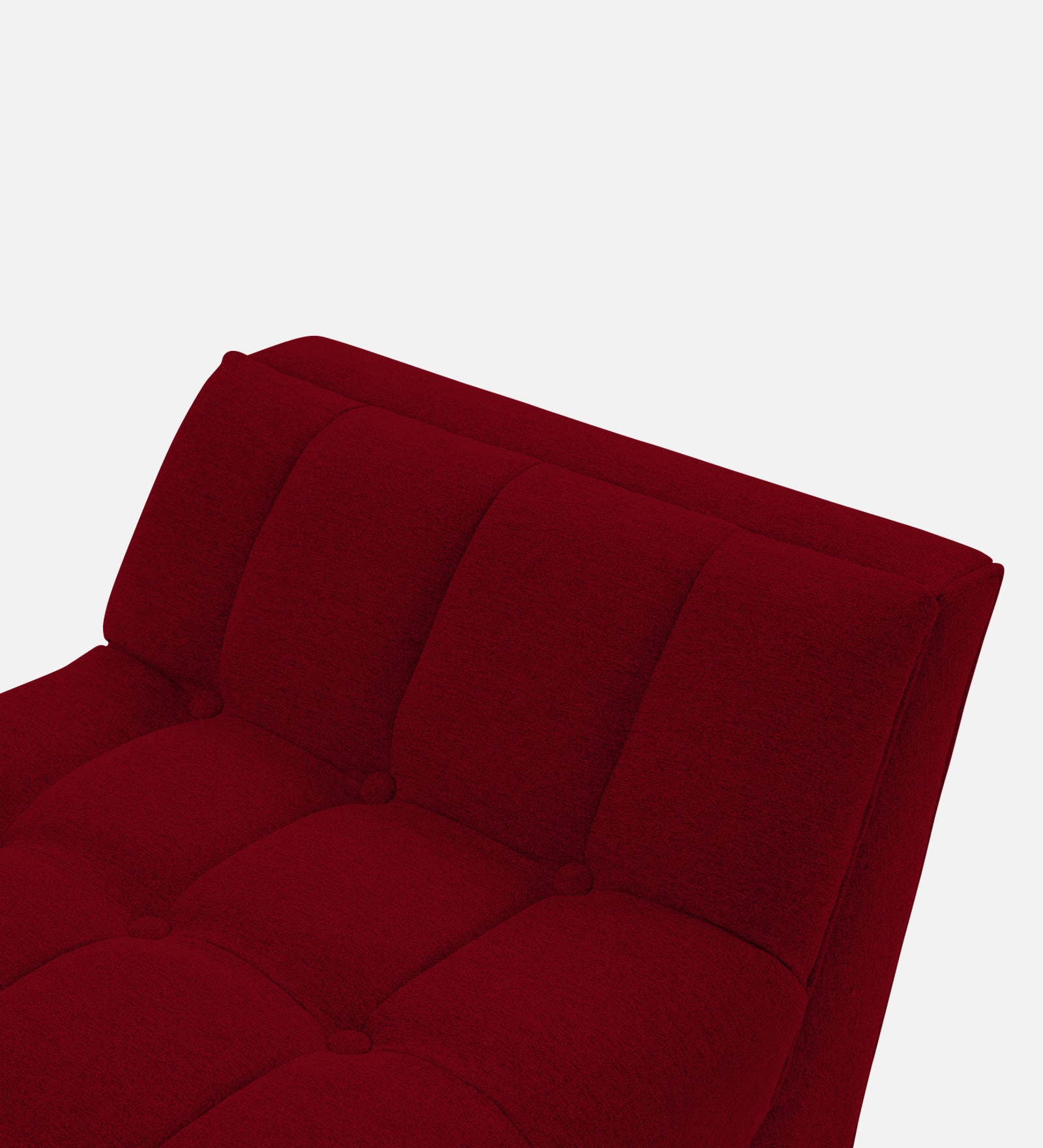 Cartes Velvet Bench In Cherry Red Colour - Febonic Living