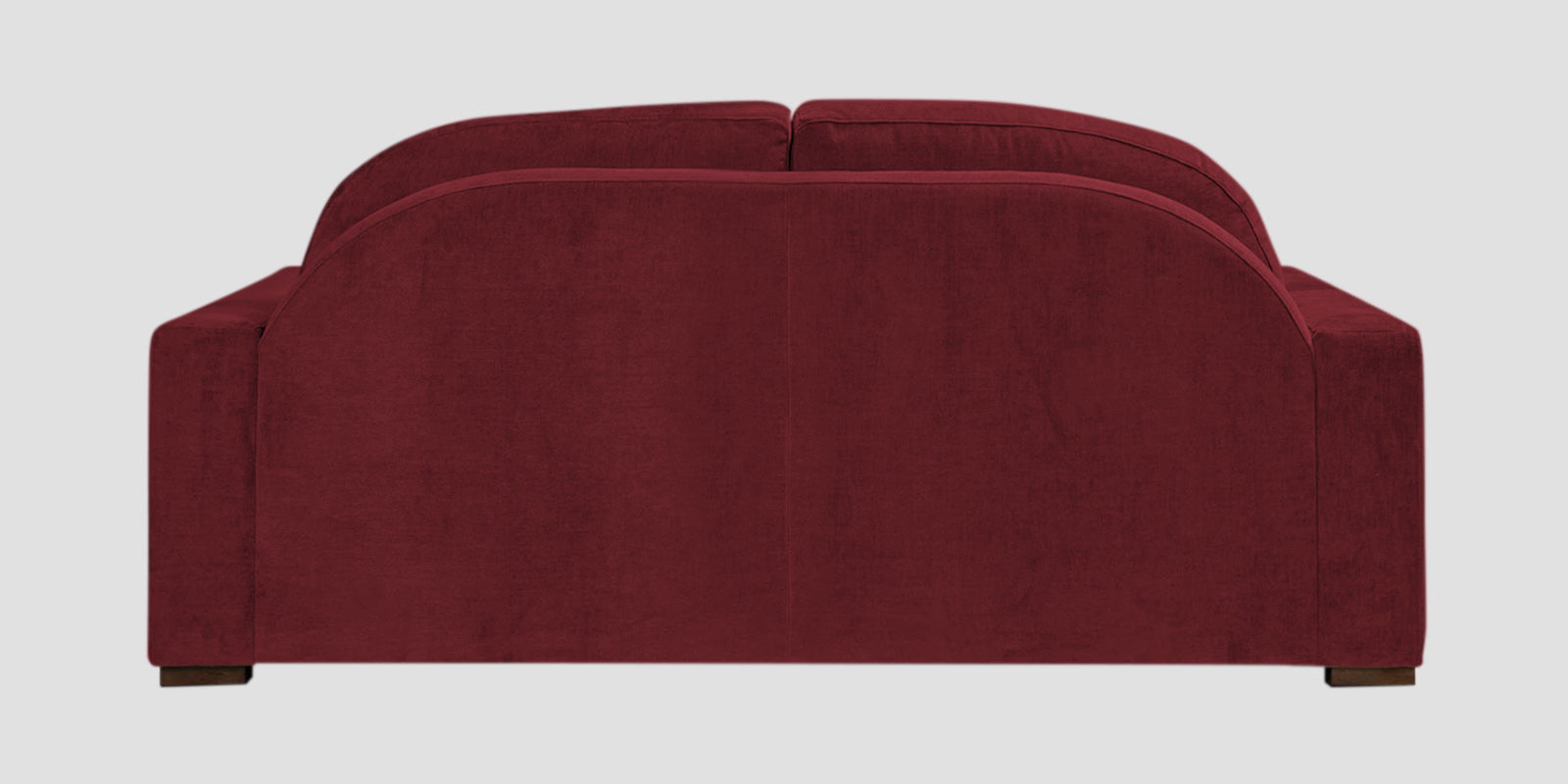 Dara Fabric 2 Seater Sofa In Blood Maroon Colour - Febonic Living