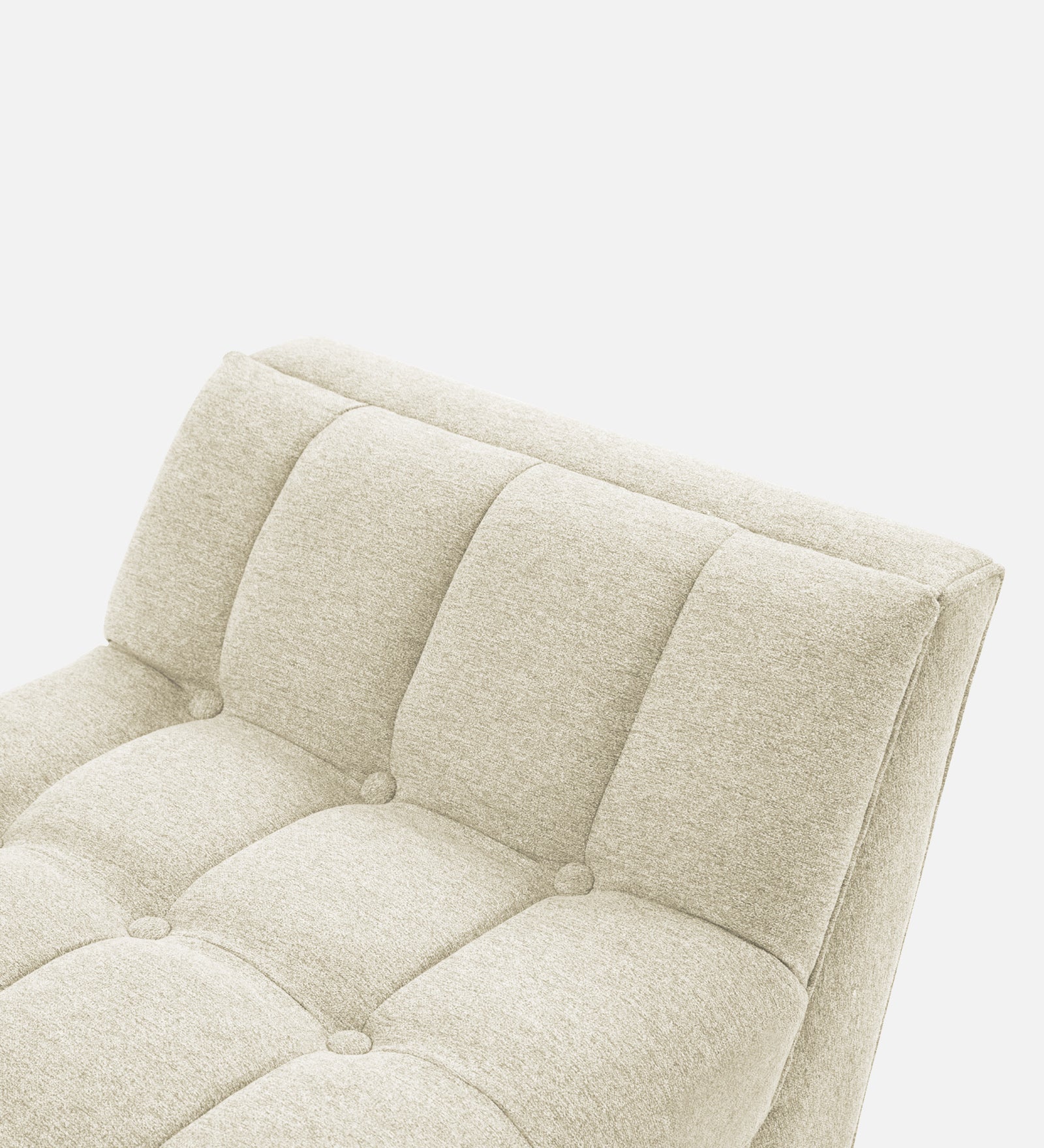 Cartes Velvet Bench In Warm White Colour - Febonic Living