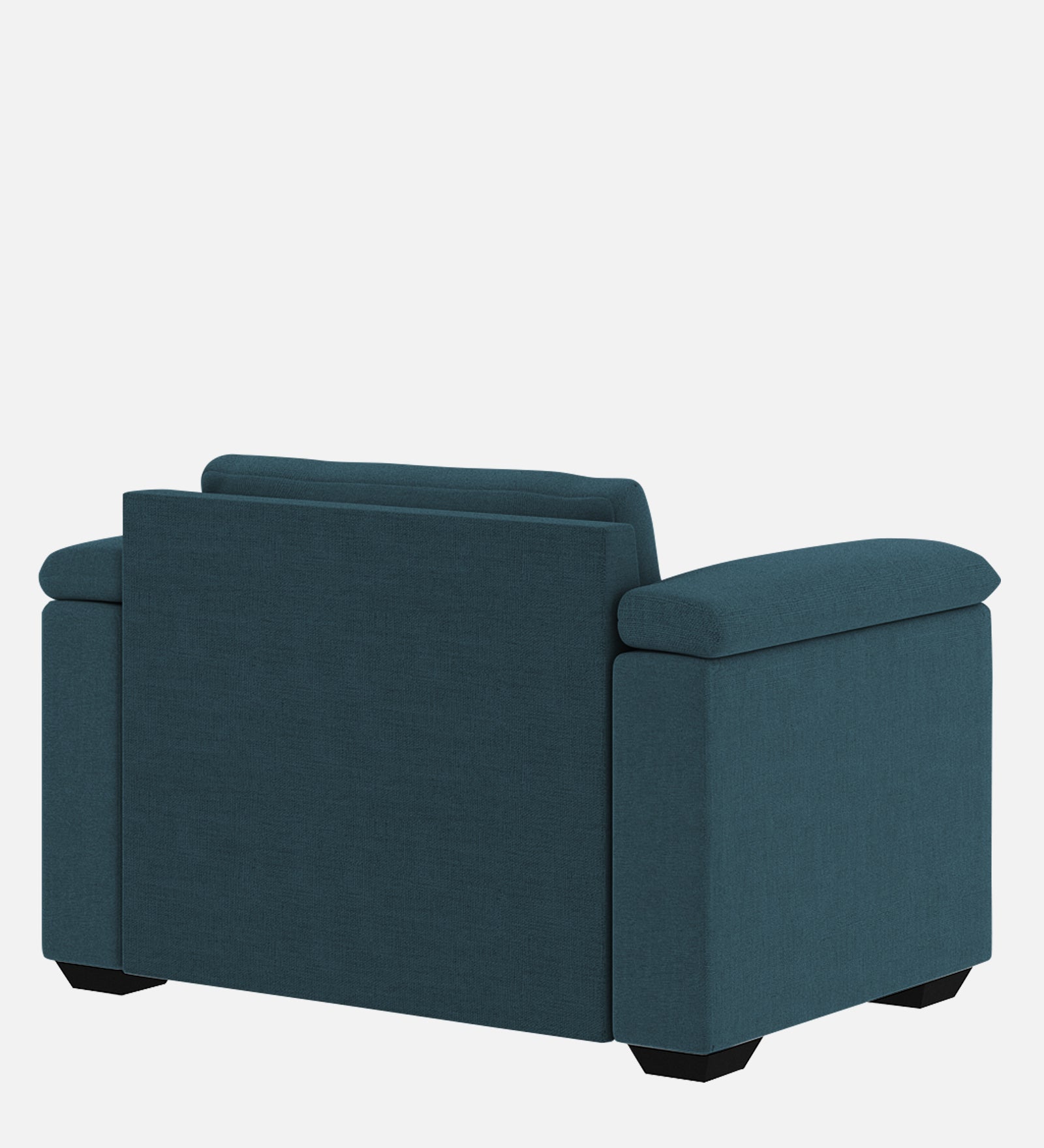 Andres Fabric 1 Seater Sofa In Harbour Blue Colour - Febonic Living