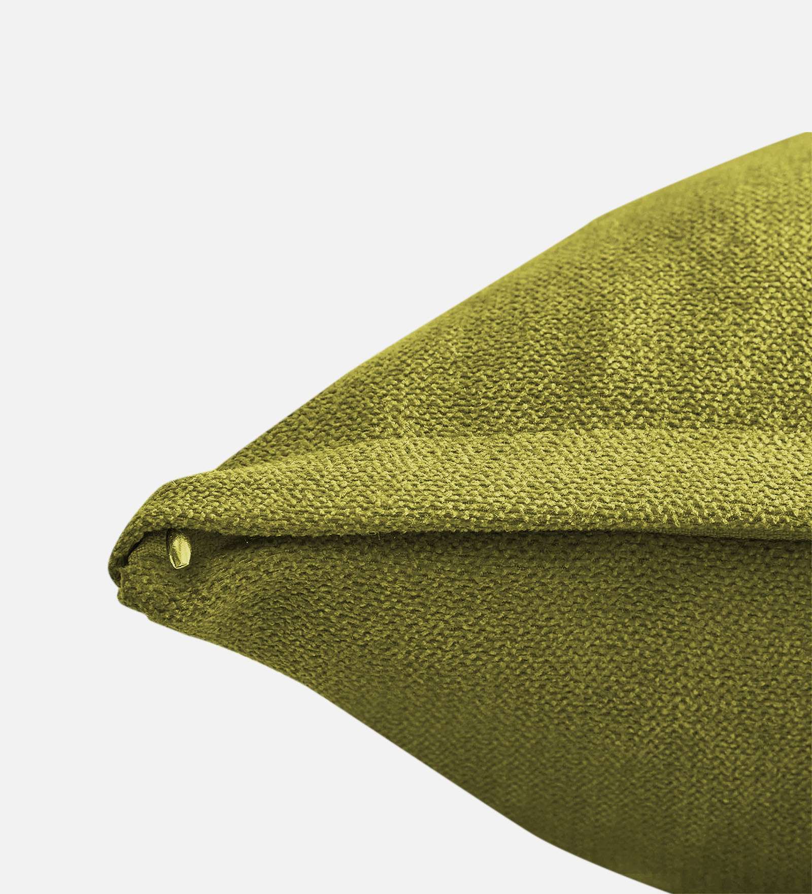 Kaya Fabric Geometric 20x20 inches Cushion + Covers (Pack of 2) In Parrot Green Colour - Febonic Living