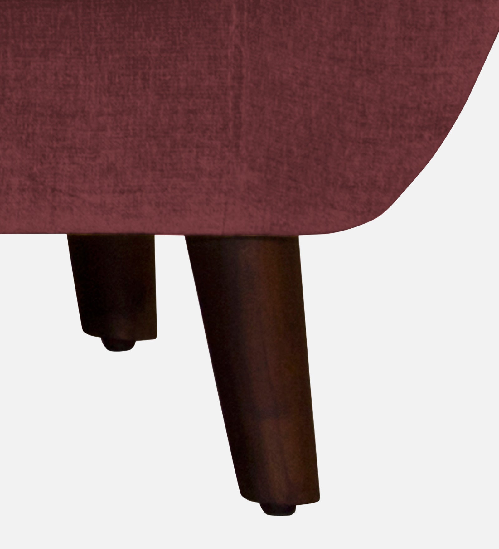 German Fabric 1 Seater Sofa In Blaze Red Colour - Febonic Living