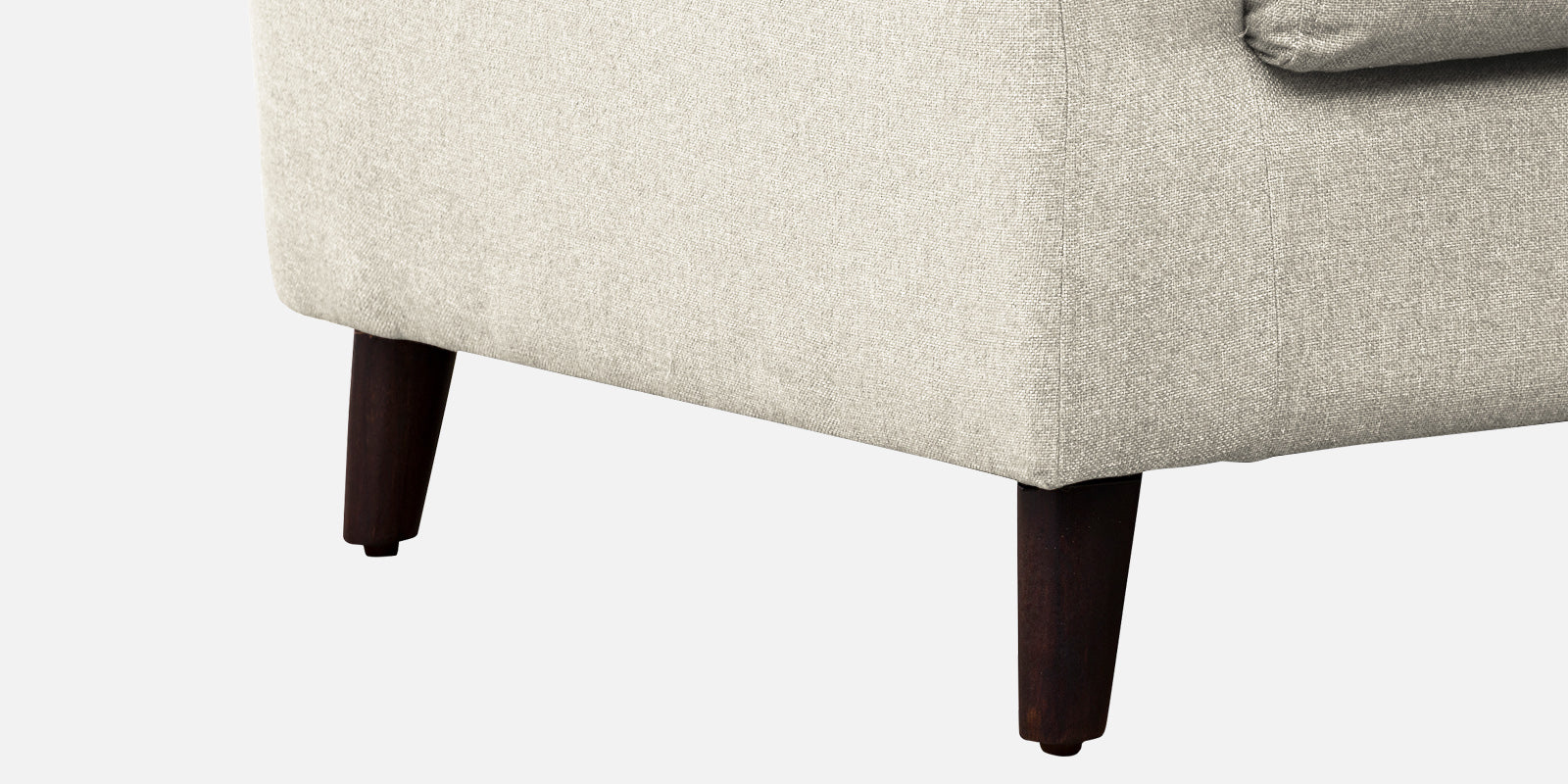 Kevin Fabric 2 Seater Sofa In Ivory Cream Colour - Febonic Living