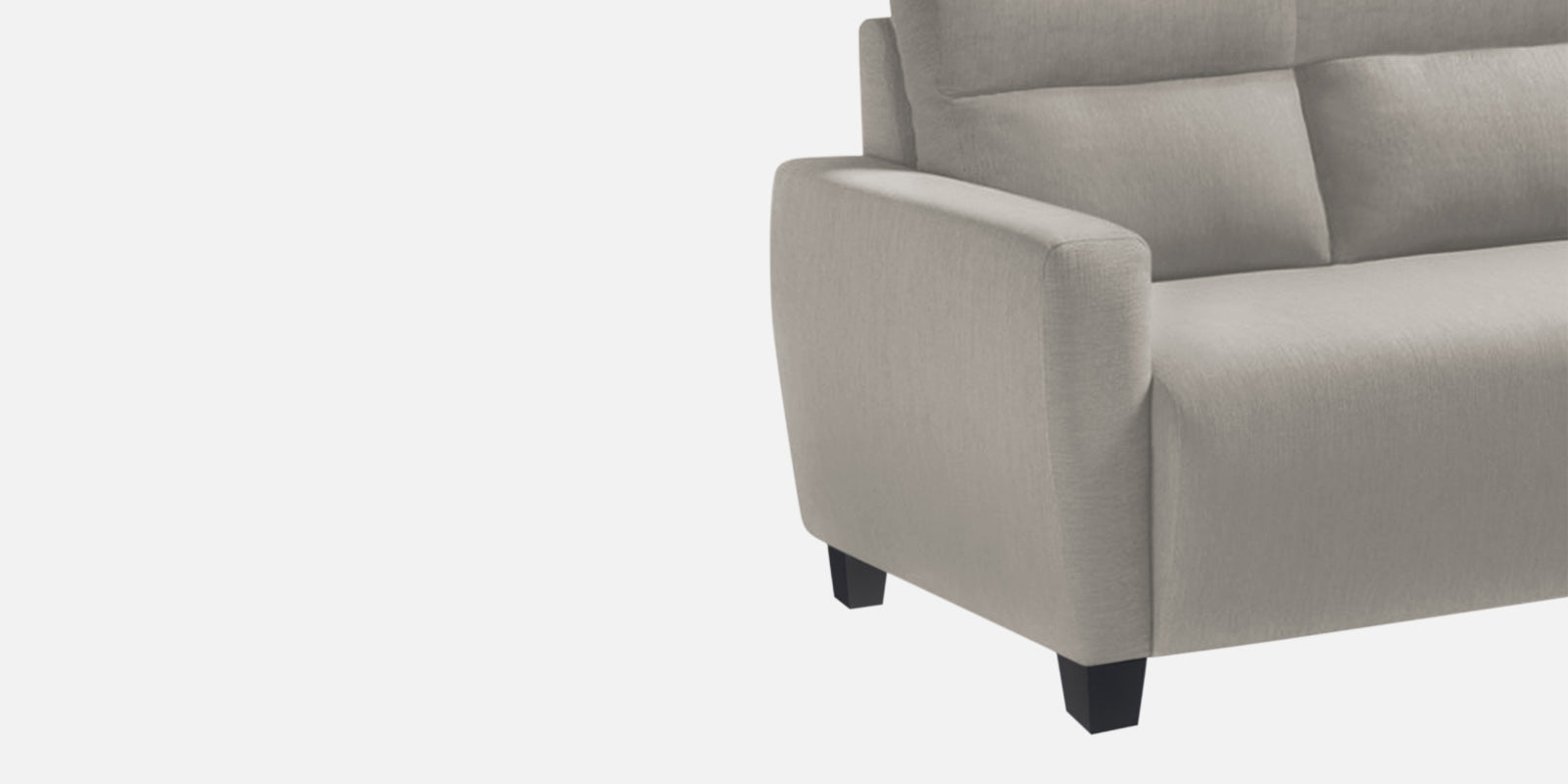 Bakadi Fabric 3 Seater Sofa In Ash Grey Colour - Febonic Living