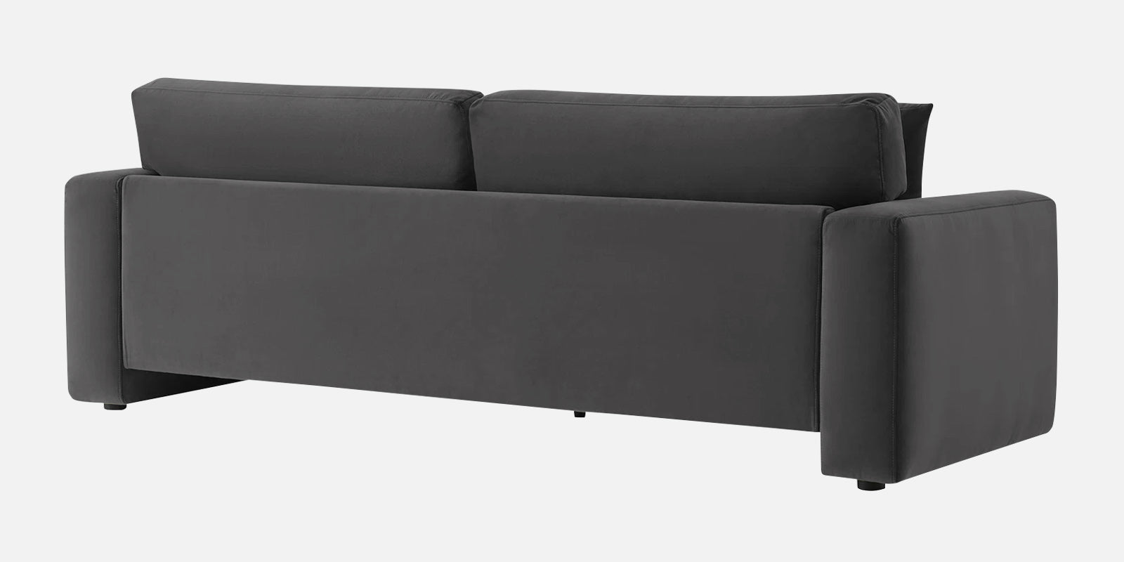 Kosta Velvet 3 Seater Sofa In Davy Grey Colour - Febonic Living