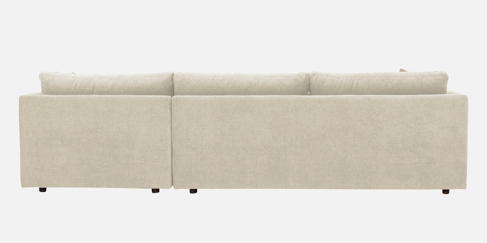Northern Fabric LHS Sectional Sofa (3+Lounger) In Ivory Beige Colour - Febonic Living