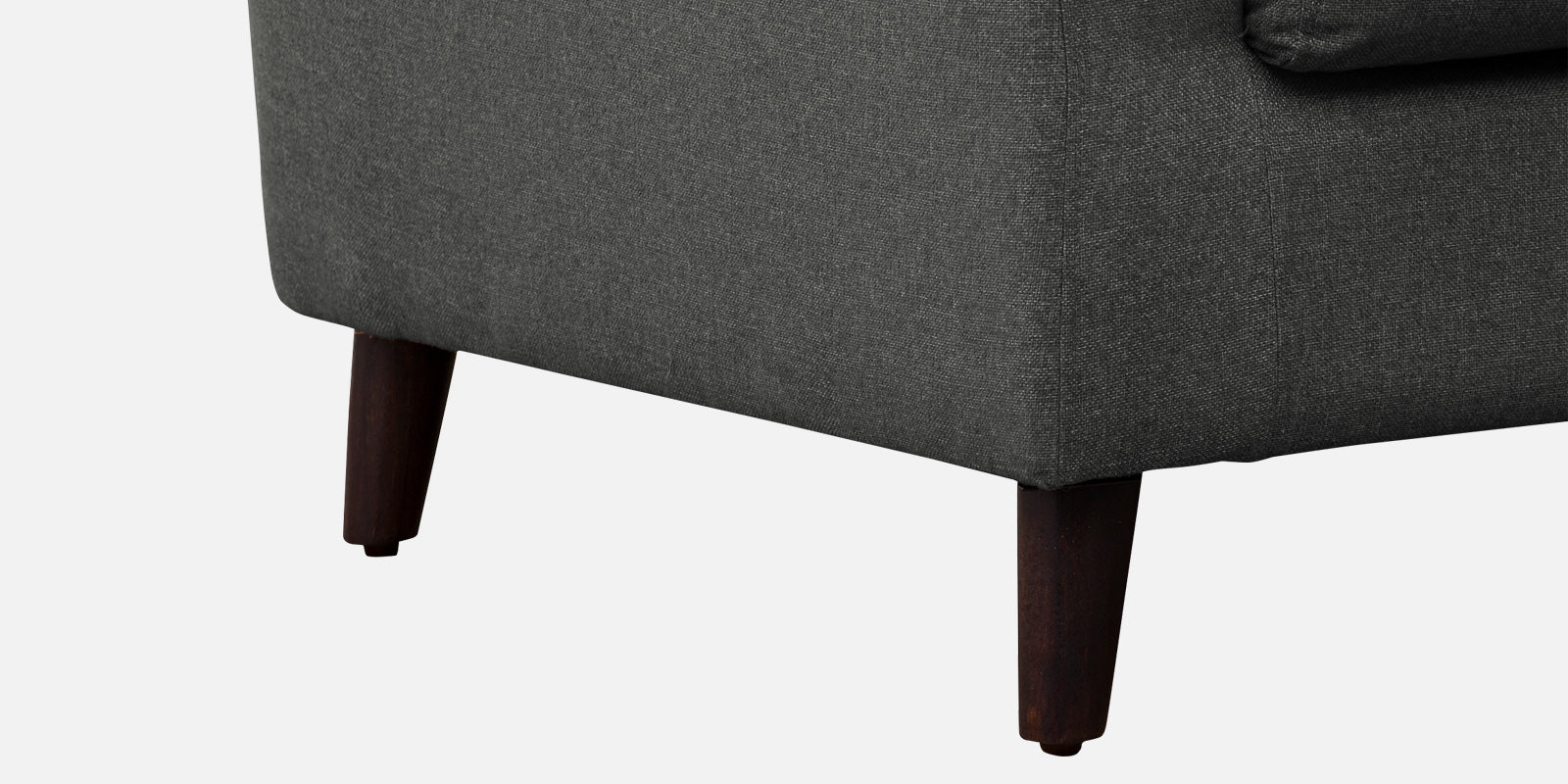 Kevin Fabric 2 Seater Sofa In Charcoal Grey Colour - Febonic Living