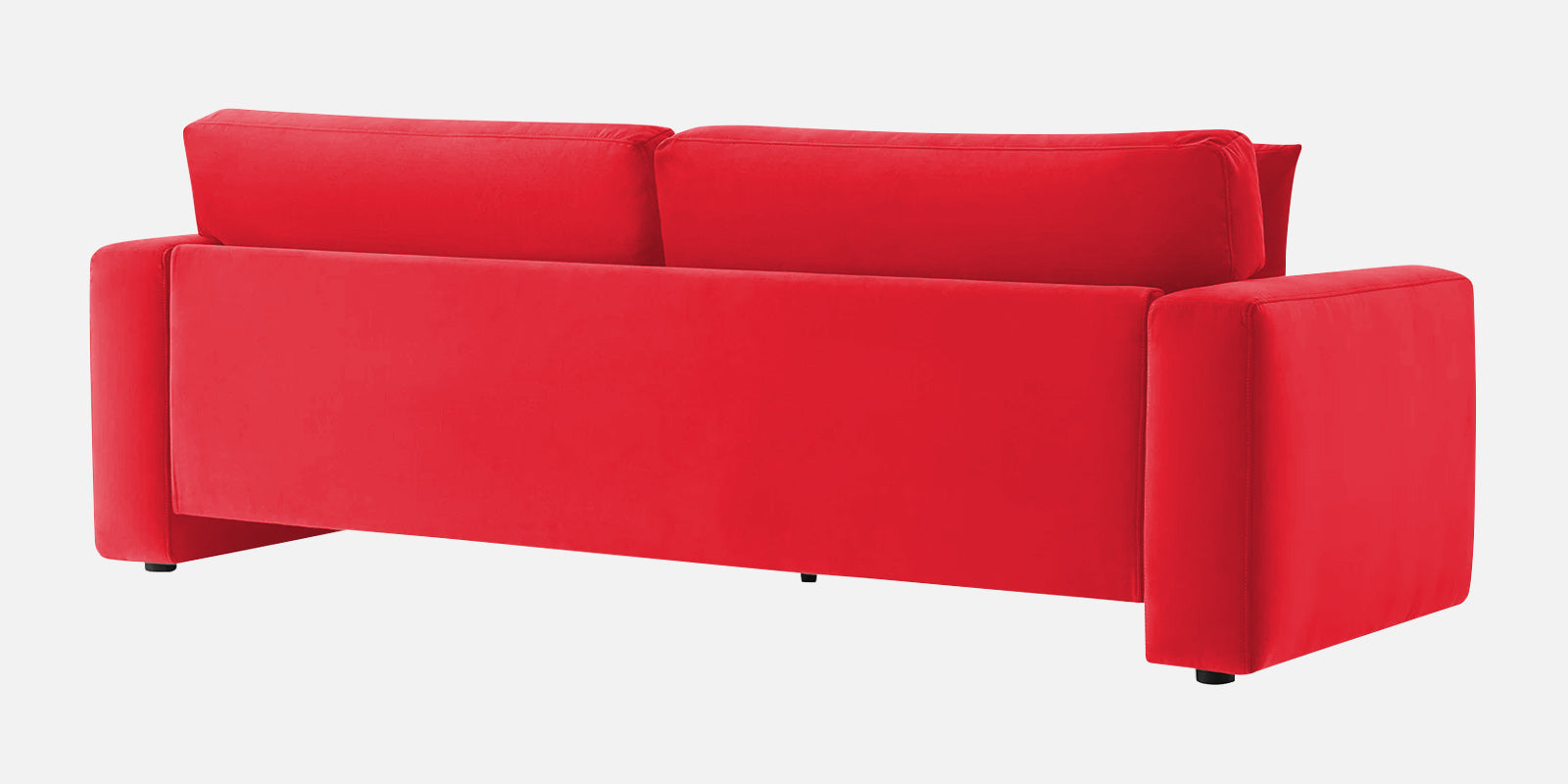 Kosta Velvet 3 Seater Sofa In Ox Blood Maroon Colour - Febonic Living