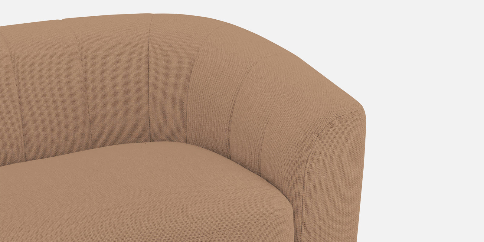 Mara Fabric 3 Seater Sofa In Cosmic Beige Colour