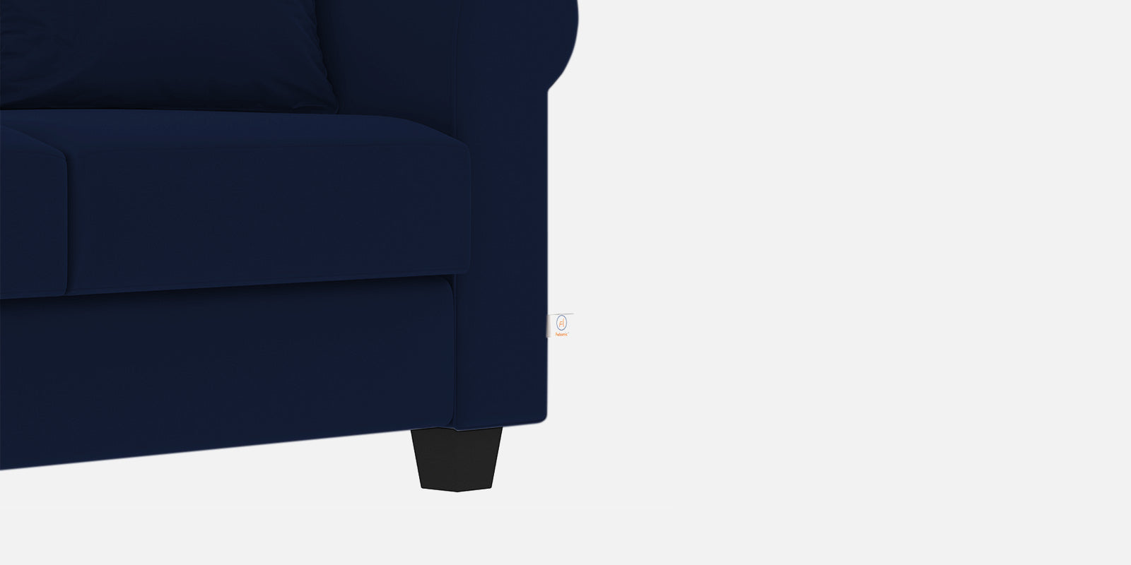 Numonk Velvet 2 Seater Sofa In Indigo Blue Colour