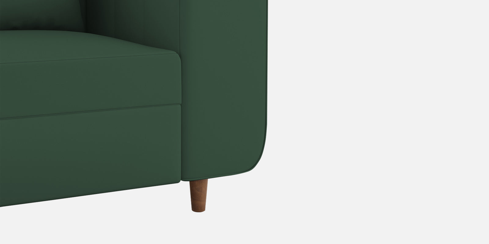 Sumo Velvet 3 Seater Sofa In Amazon Green Colour - Febonic Living