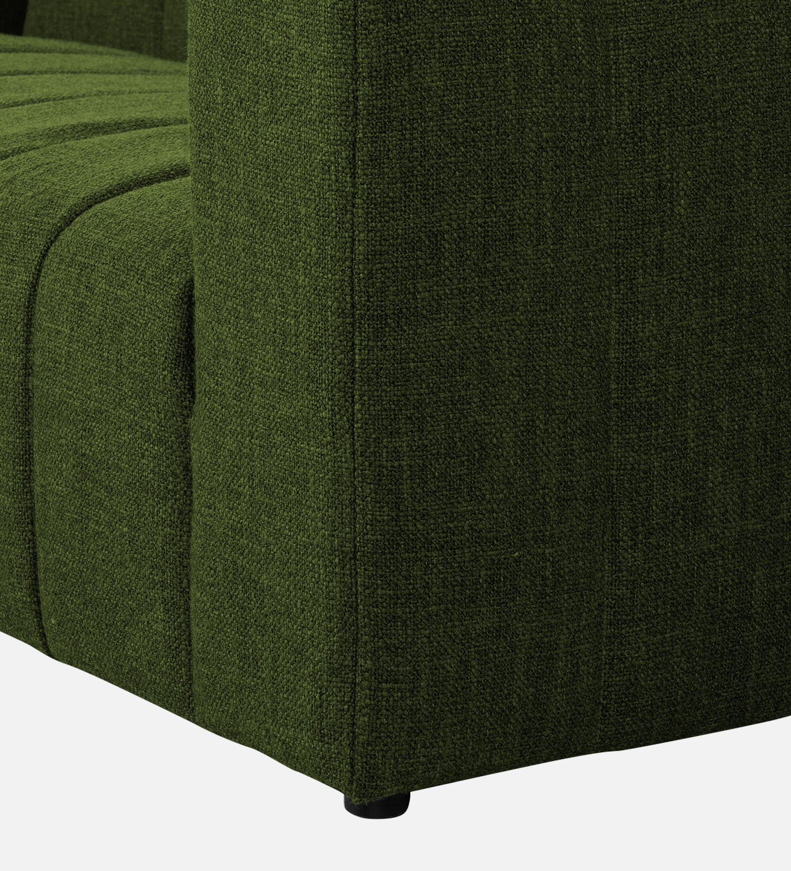Lara Fabric 1 Seater Sofa In olive green Colour - Febonic Living
