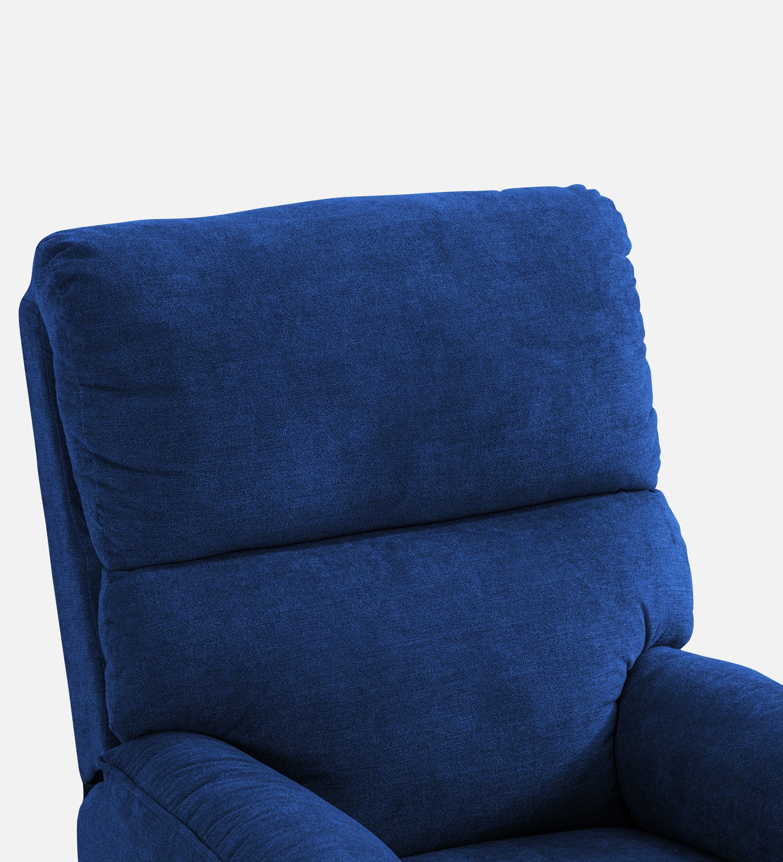 Abby Fabric 1 Seater Manual Recliner In Royal Blue Colour - Febonic Living