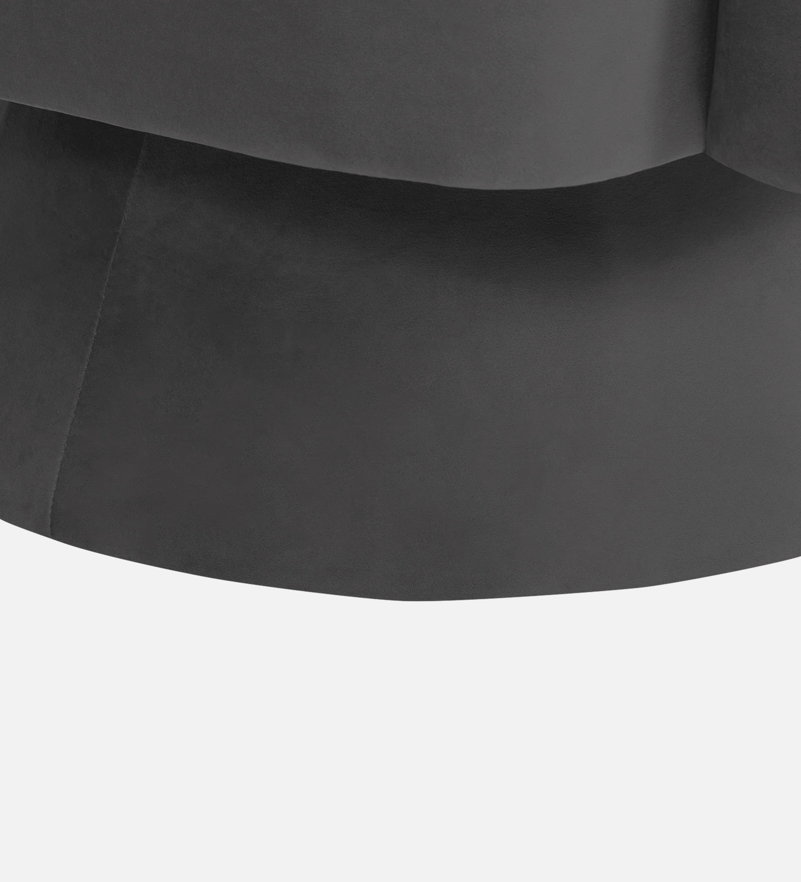Pendra Velvet Swivel Chair In Davy Grey Colour - Febonic Living