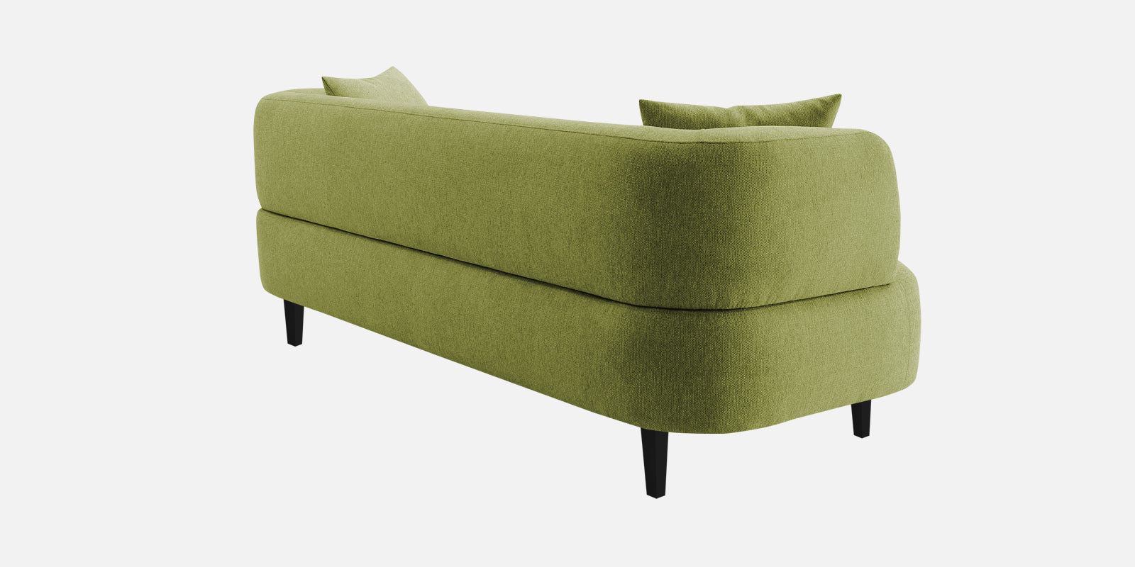 Carson Fabric 3 Seater Sofa In Lime Green Colour - Febonic Living
