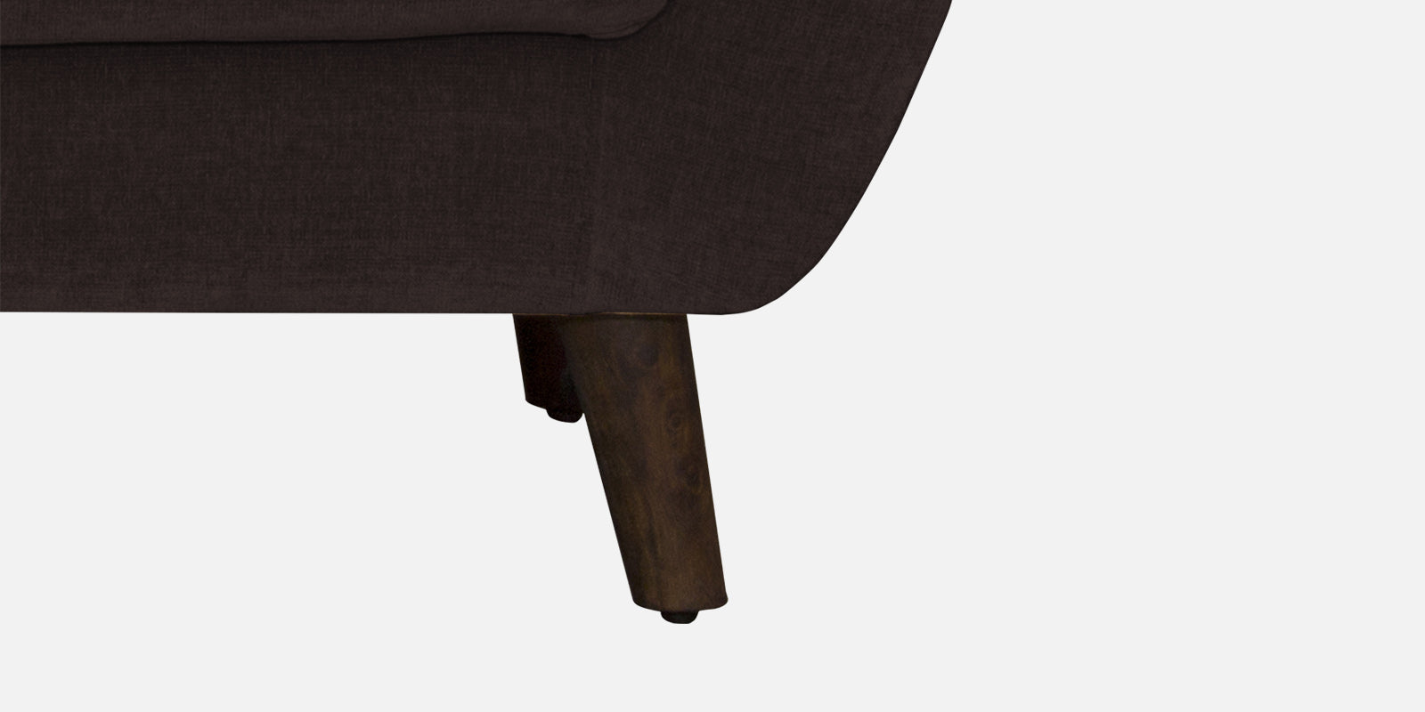 German Fabric 2 Seater Sofa In Dark Brown Colour - Febonic Living