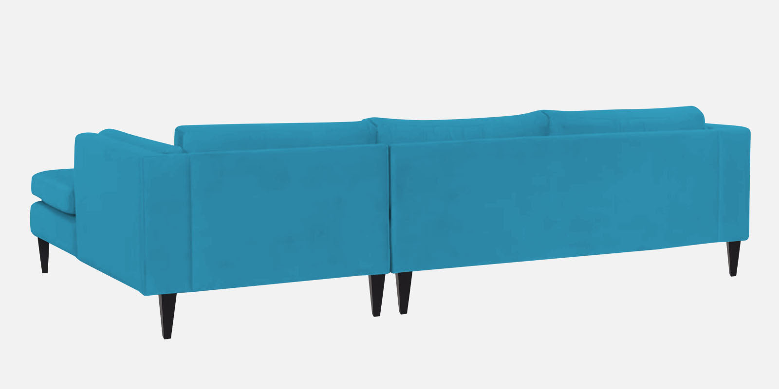 Jasper Velvet Rhs Sectional Sofa 3 Lounger In Aqua Blue Colour - Febonic Living