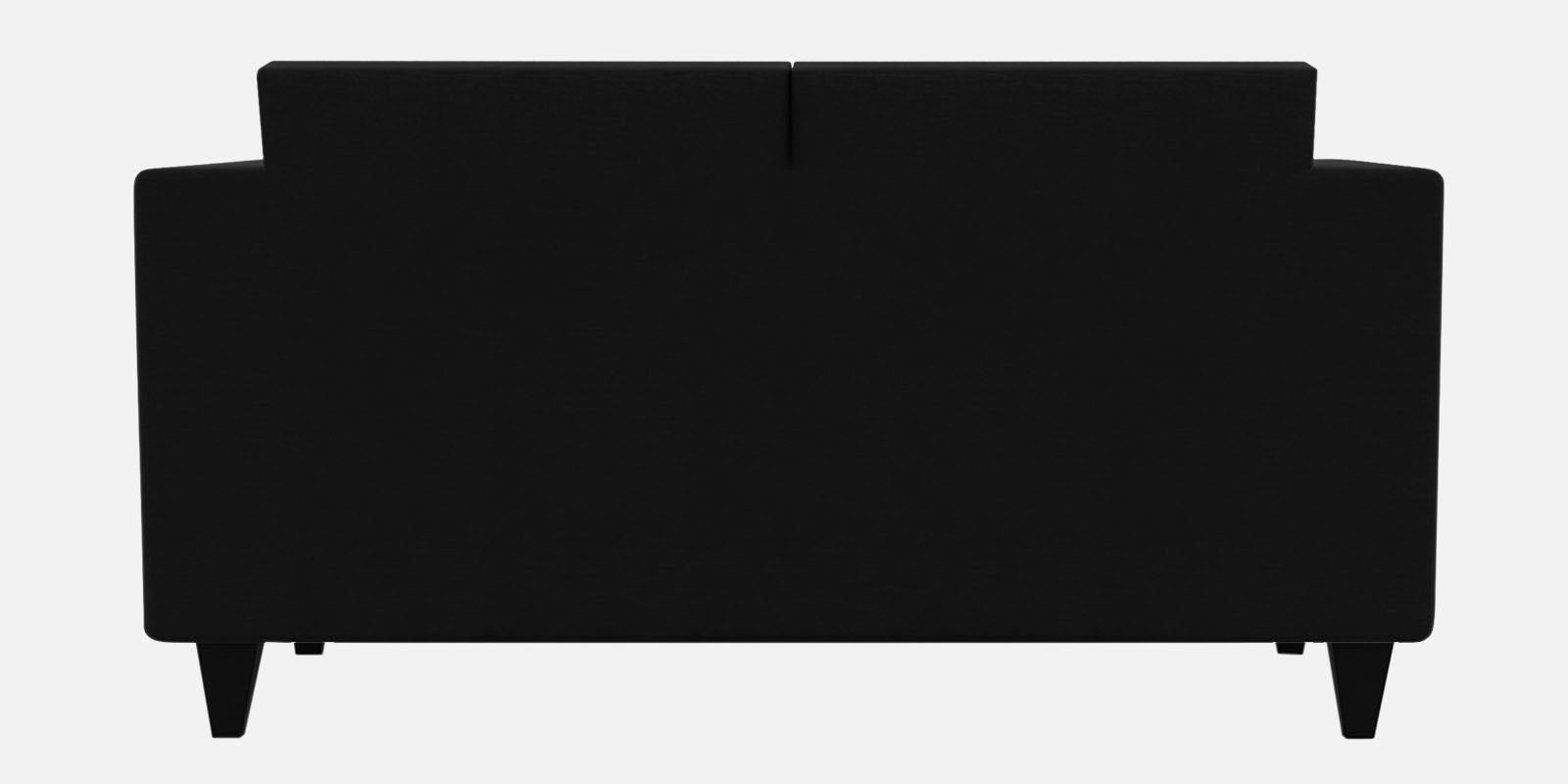 Nipul Fabric 2 Seater Sofa In Zed Black Colour - Febonic Living
