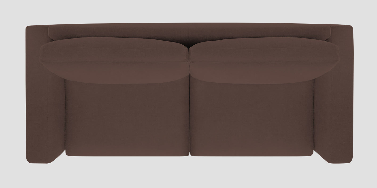 Esha Fabric 2 Seater Sofa In Caramel Brown Colour - Febonic Living