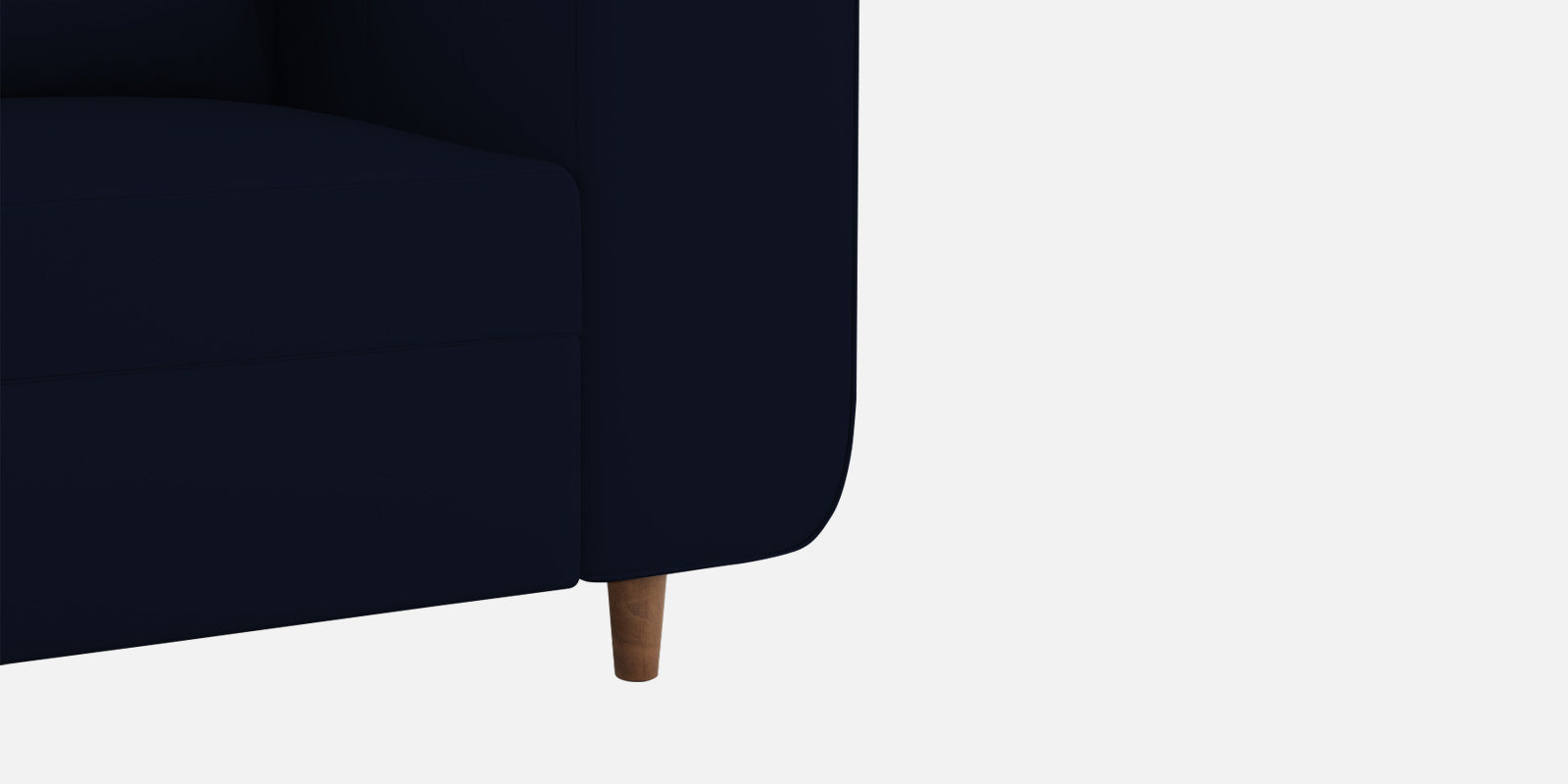 Sumo Velvet 3 Seater Sofa In Dark Blue Colour - Febonic Living