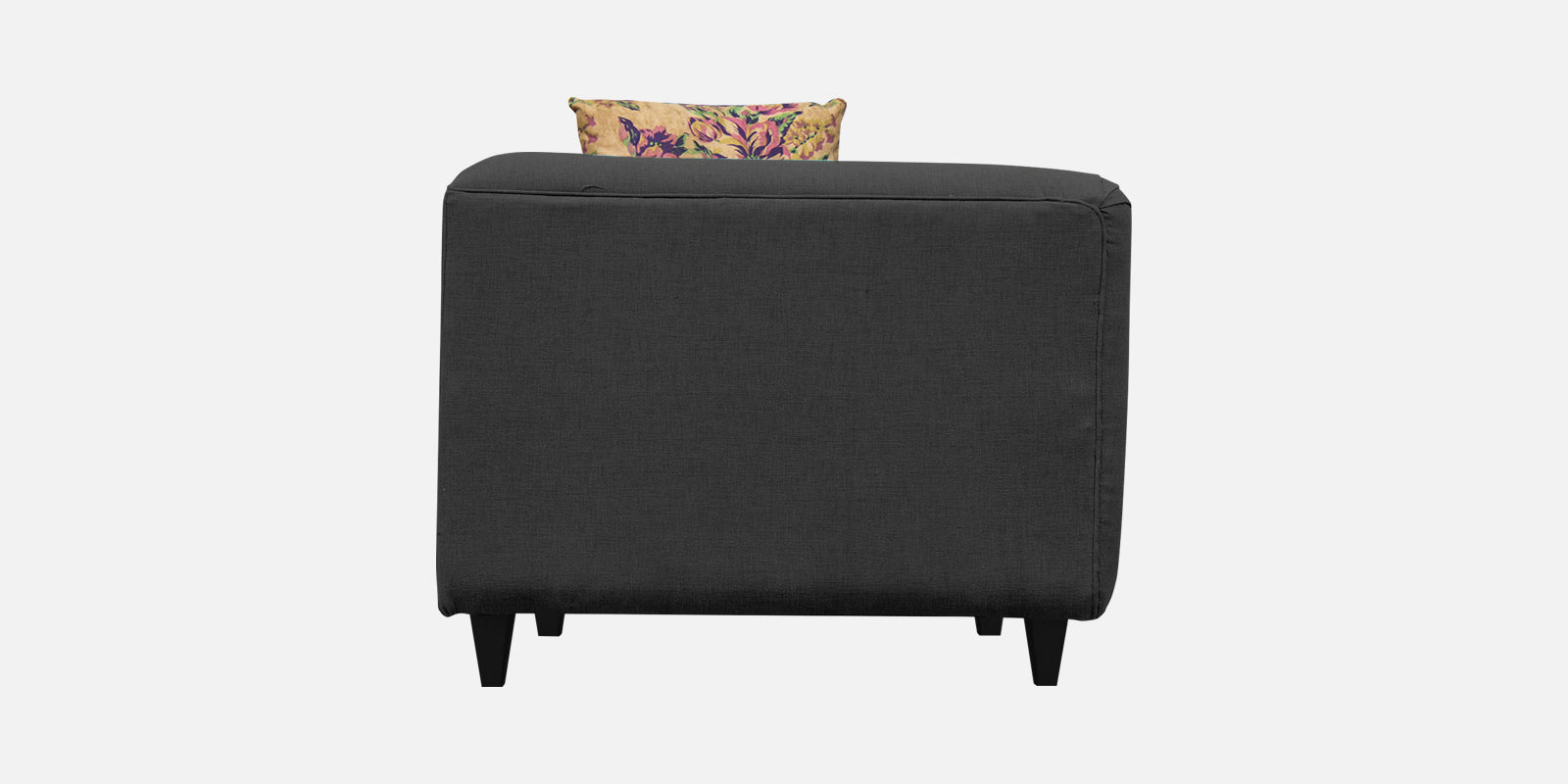 Niki Fabric 2 Seater Sofa In Charcoal Grey Colour