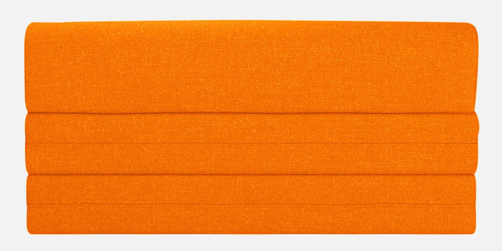 Fleepy Fabric 2 Seater Foldable Sofa Cum Bed In Vivid Orange Colour - Febonic Living